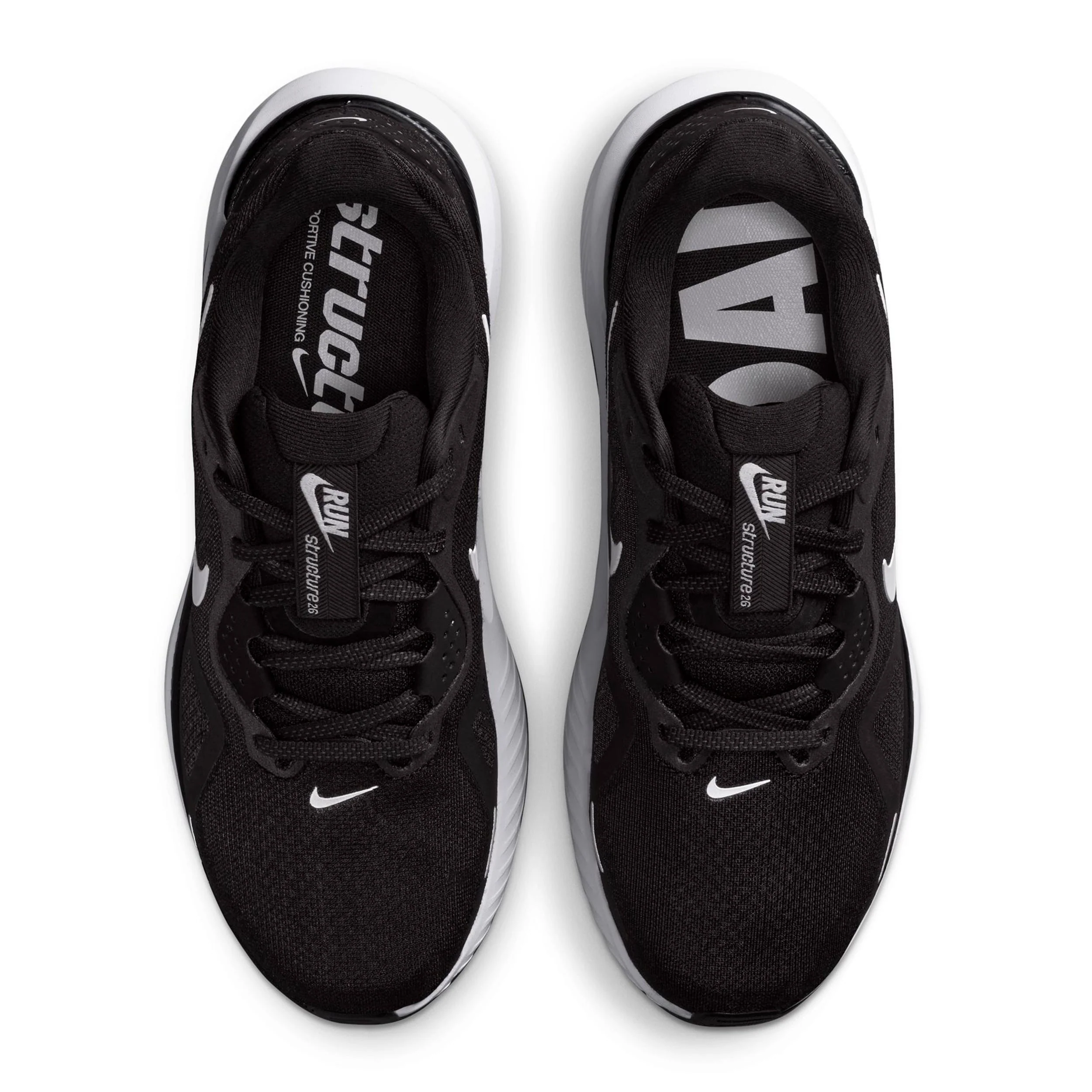 Structure 26 Chaussure de running avec stabilisateurs Femmes - noir, blanc - Image 3
