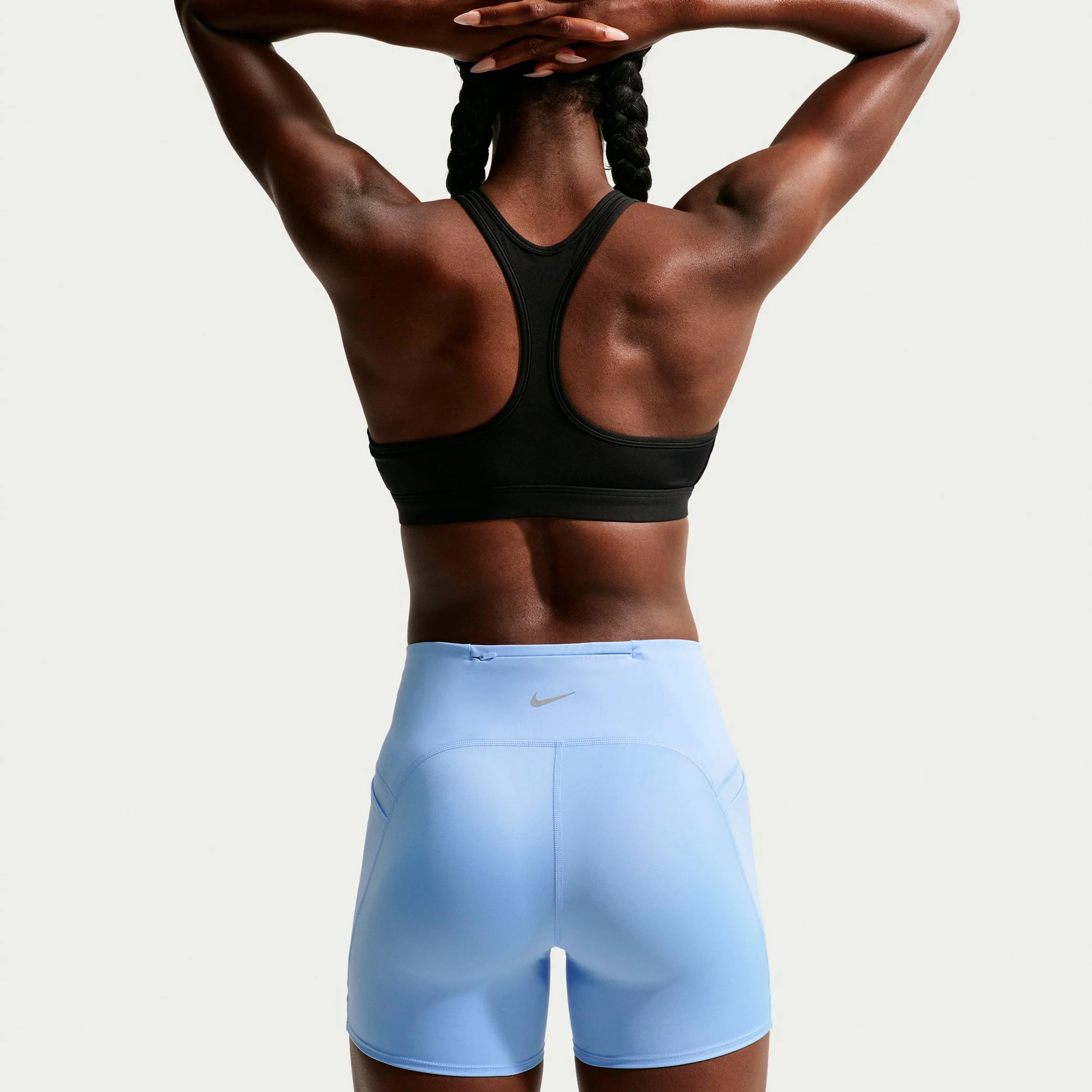 Swift Collant de course Femmes - bleu, argent - Image 4