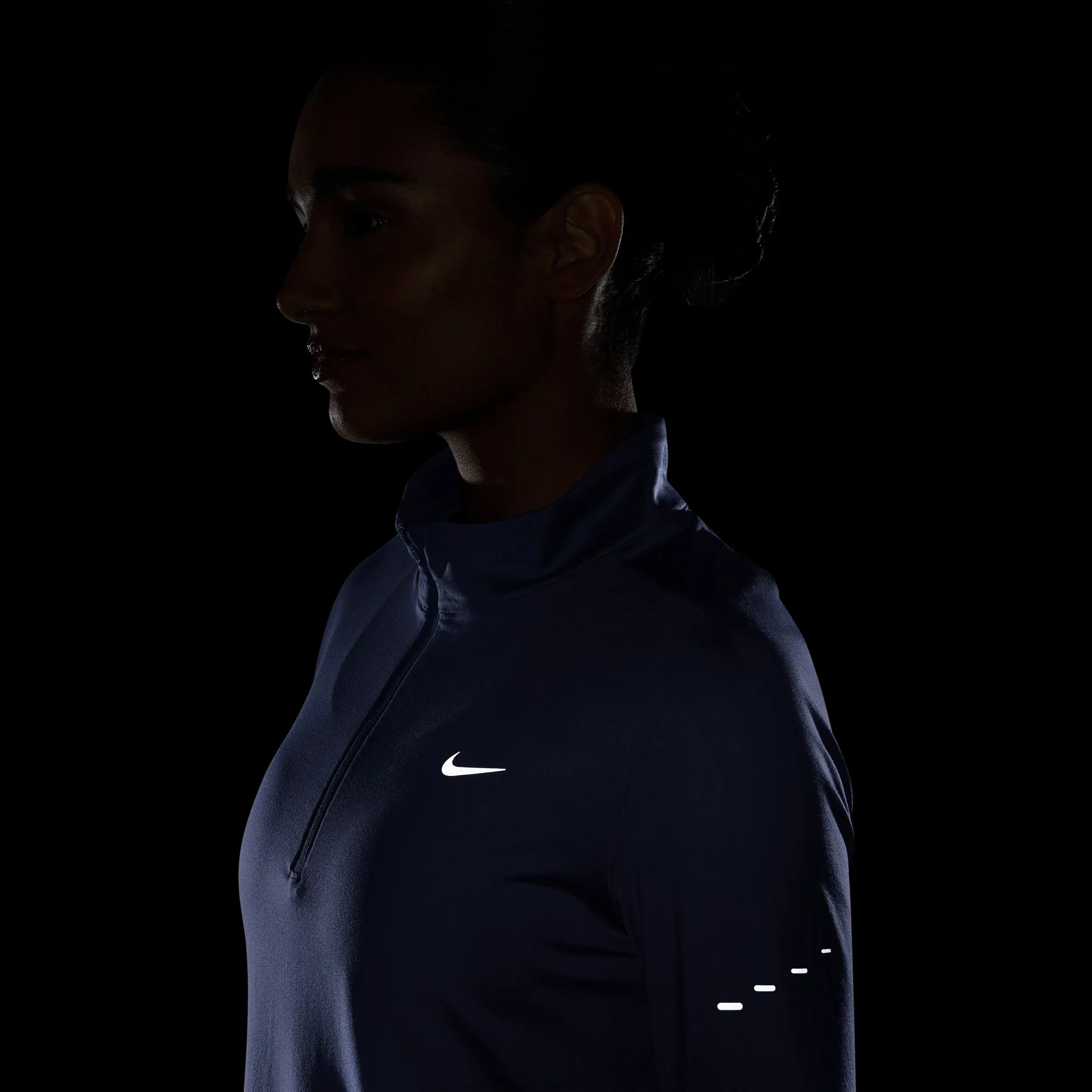 Swift Half-Zip Maillot de course Femmes - bleu clair, argent - Image 7