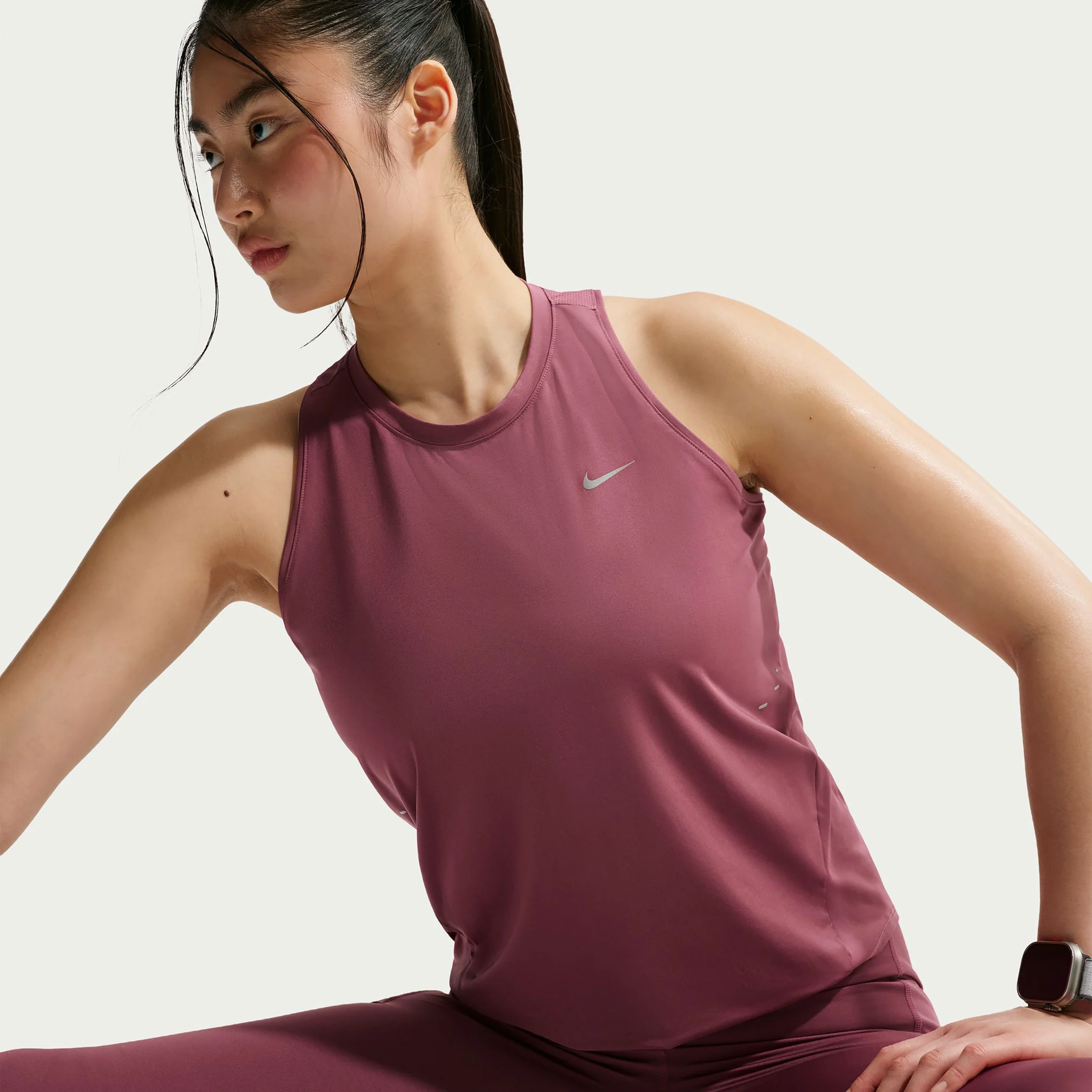 Swift Maillot de course Femmes - mauve, argent - Image 5