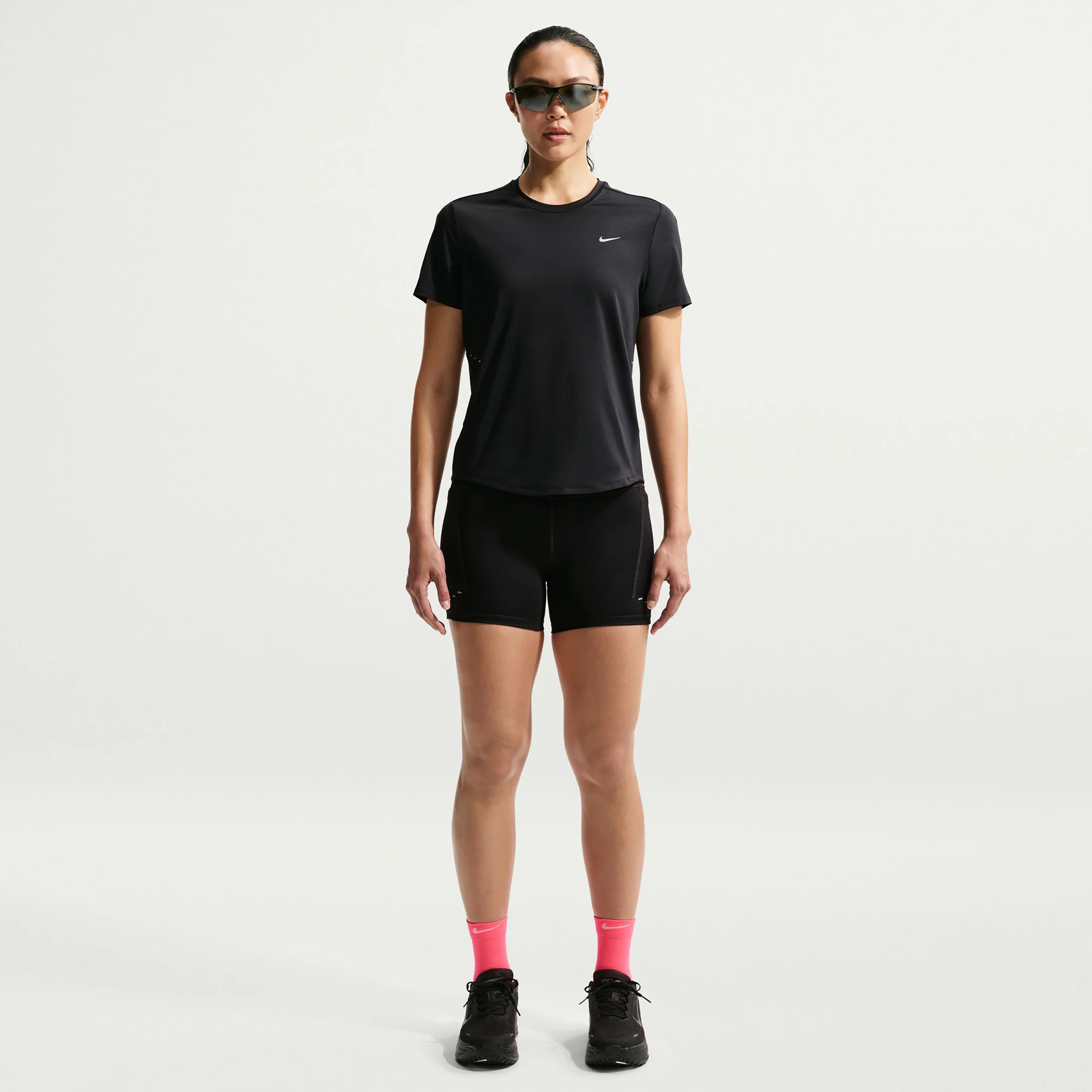 Swift Maillot de course Femmes - noir, argent