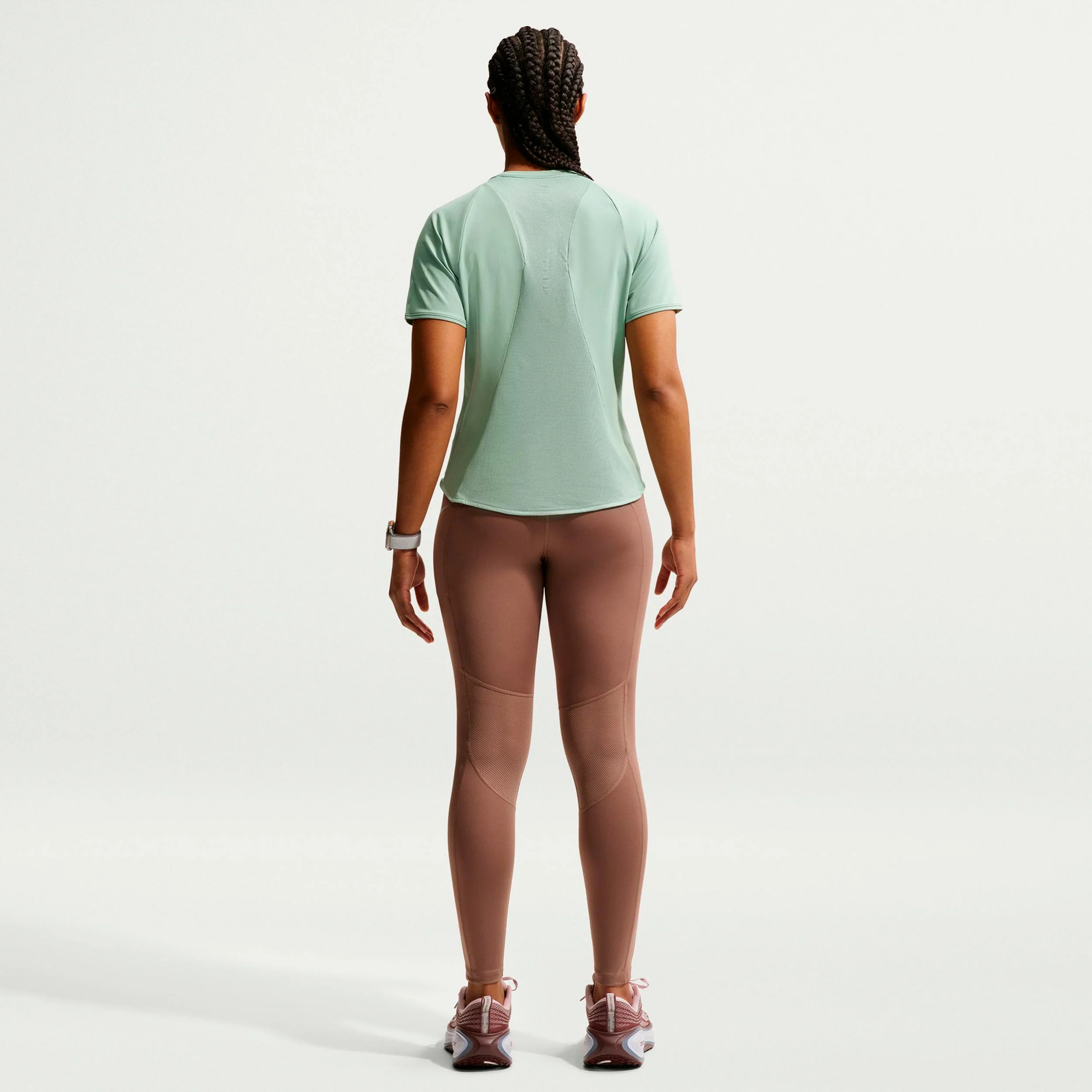 Swift Maillot de course Femmes - vert clair, argent - Image 3