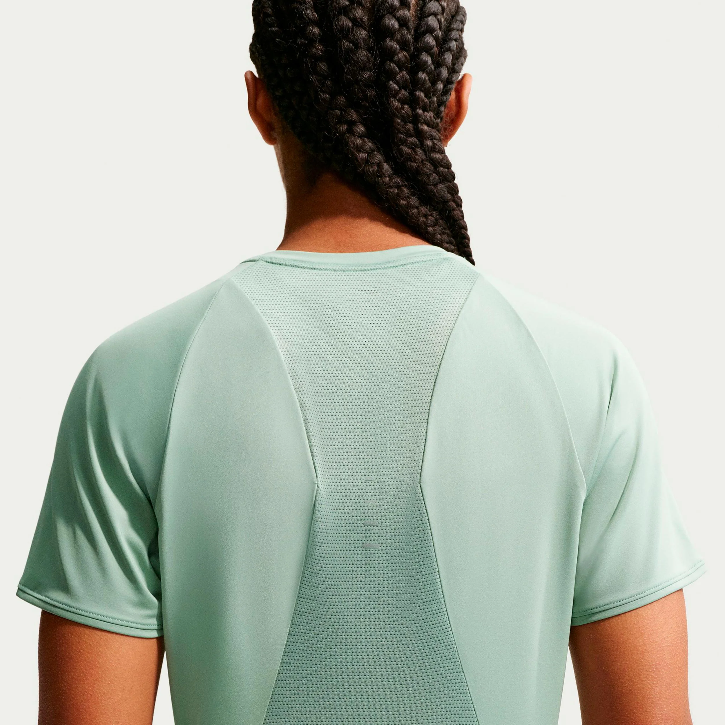 Swift Maillot de course Femmes - vert clair, argent - Image 4