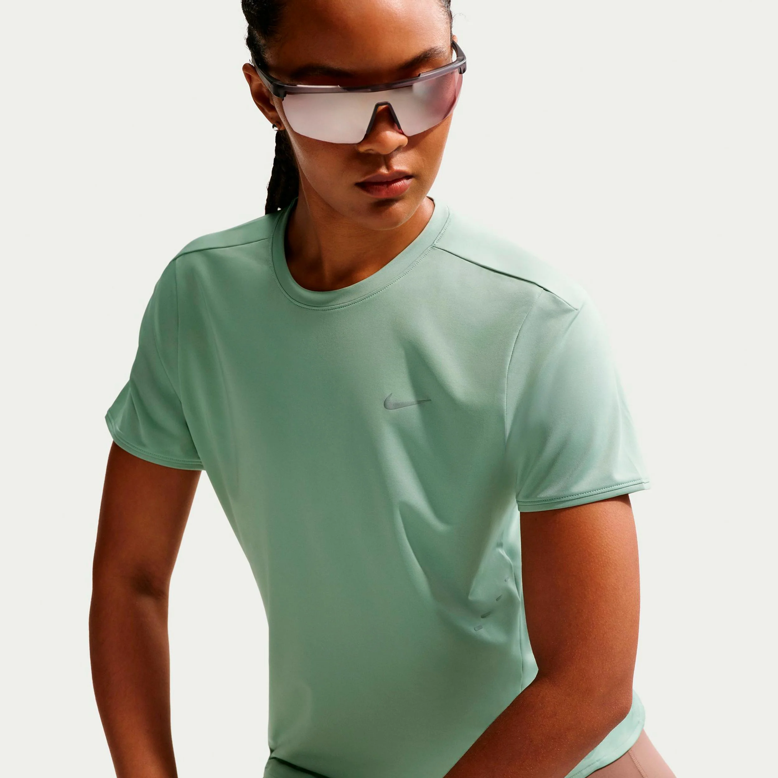 Swift Maillot de course Femmes - vert clair, argent - Image 5
