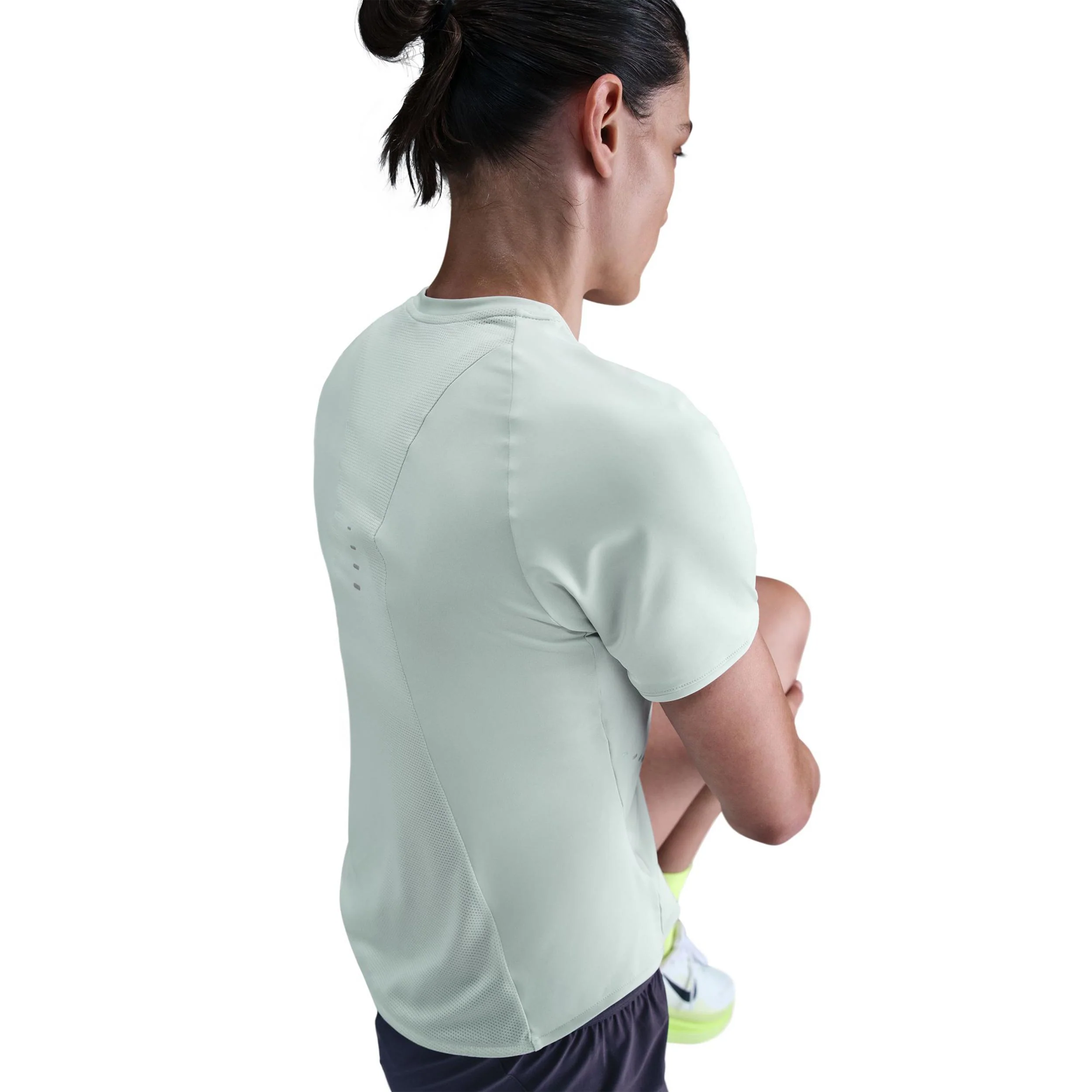 Swift Maillot de course Femmes - vert olive, argent - Image 5