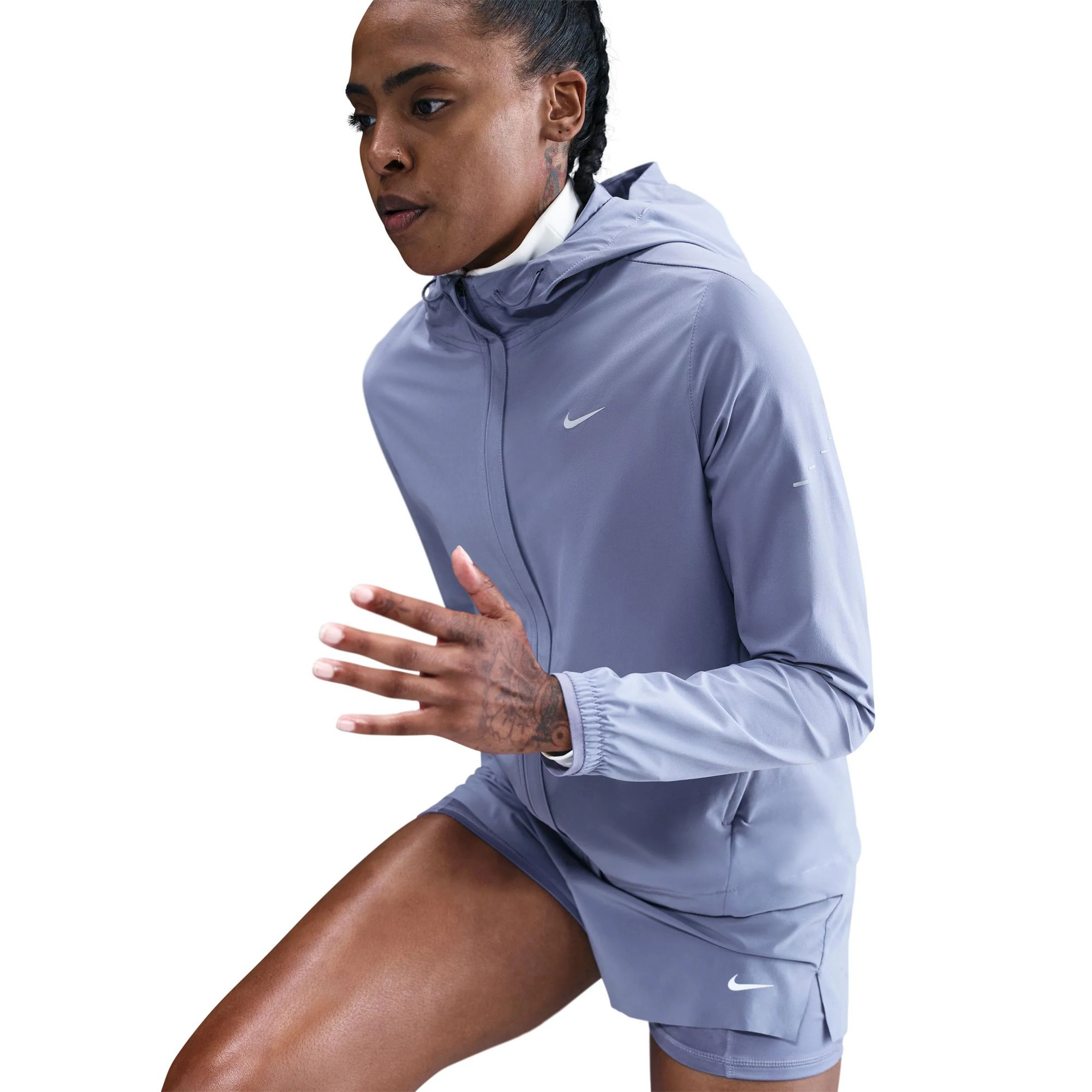 Swift Veste running Femmes - bleu gris, argent - Image 6