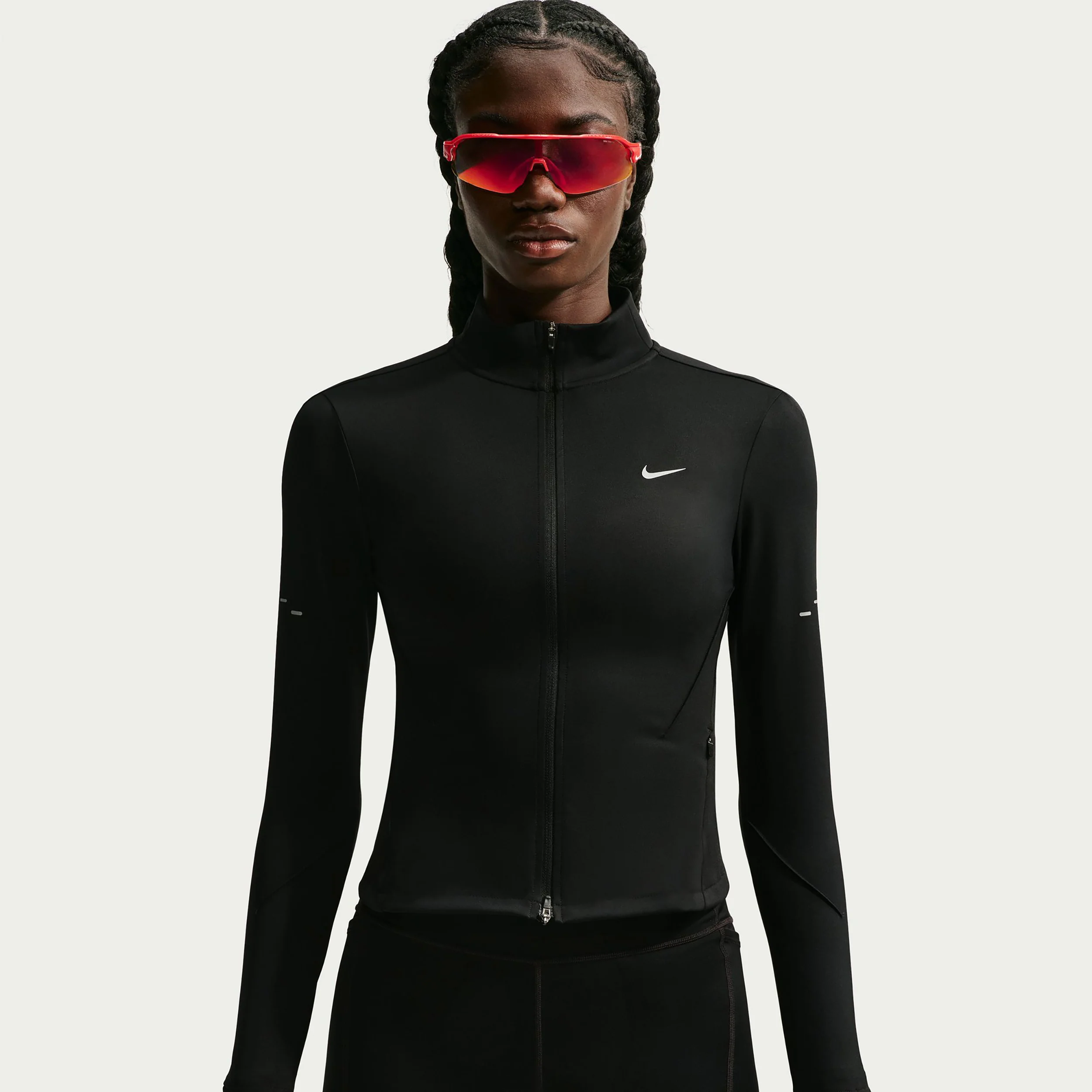Swift Veste running Femmes - noir, argent - Image 3