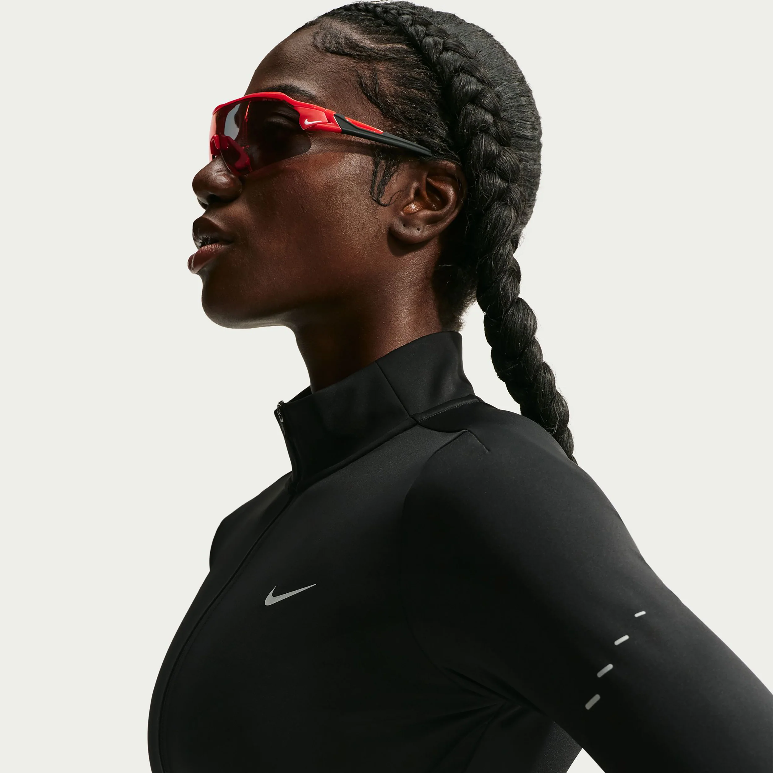 Swift Veste running Femmes - noir, argent - Image 4
