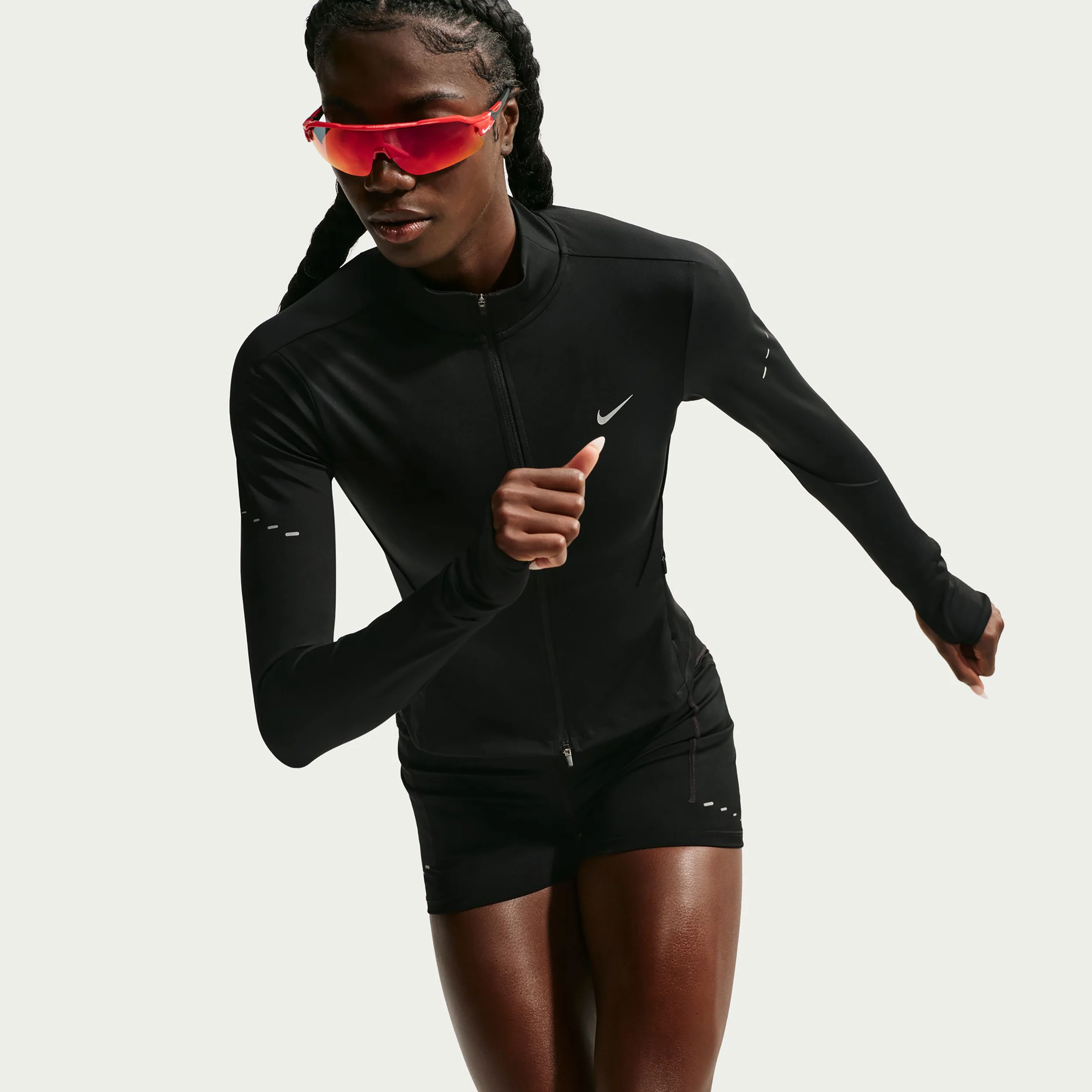 Swift Veste running Femmes - noir, argent - Image 5