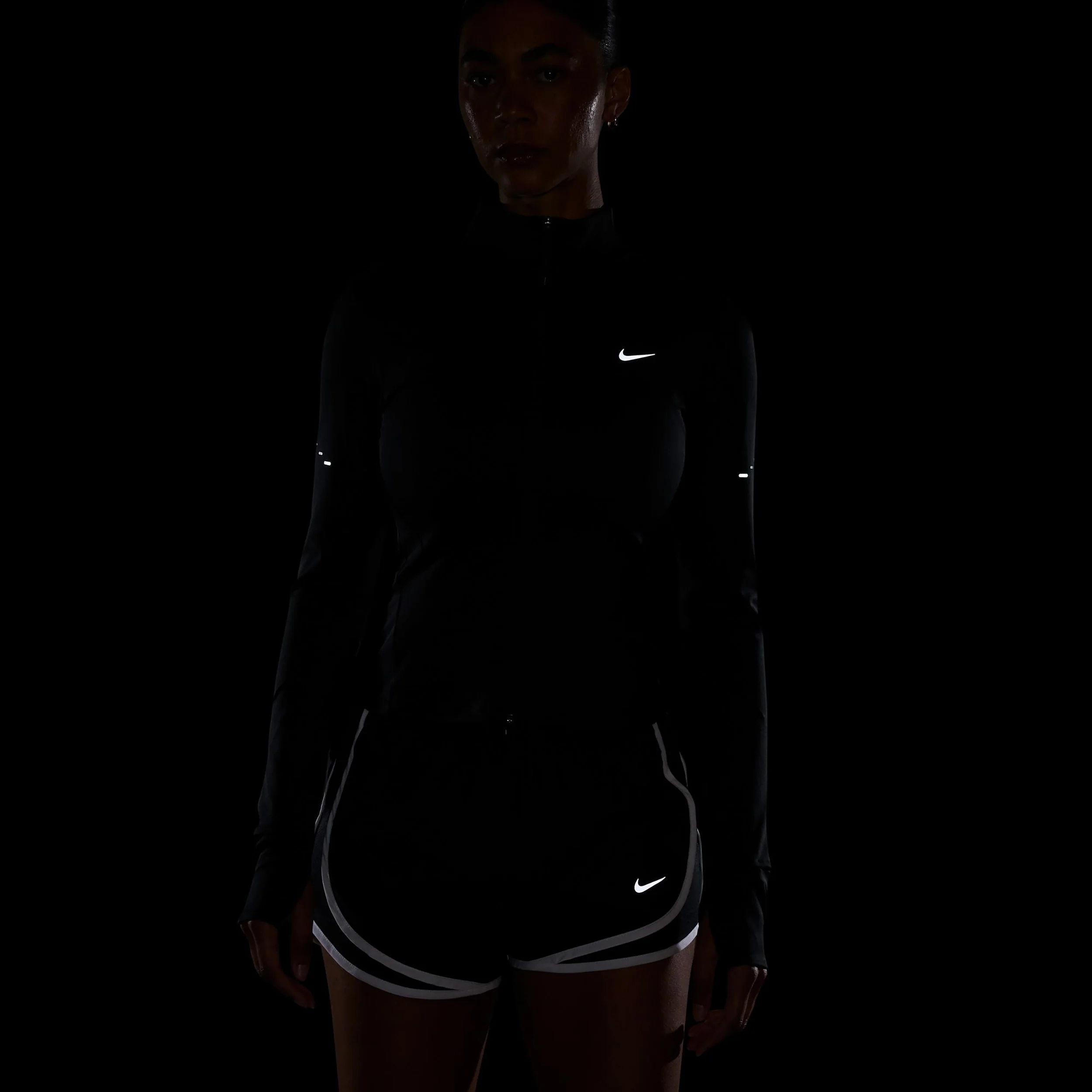 Swift Veste running Femmes - noir, argent - Image 7