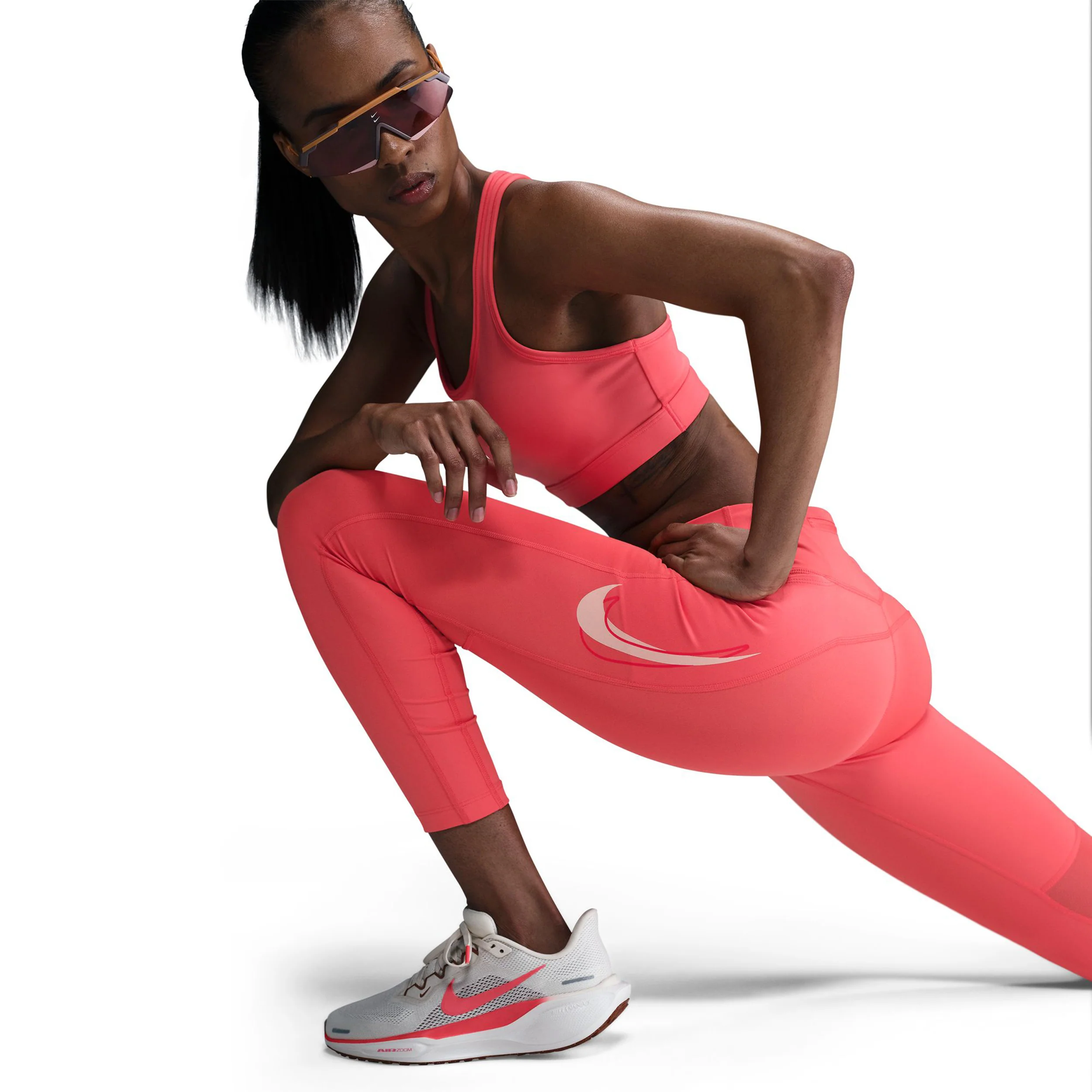 Swoosh Collant De Course Femmes-Berry - Image 9