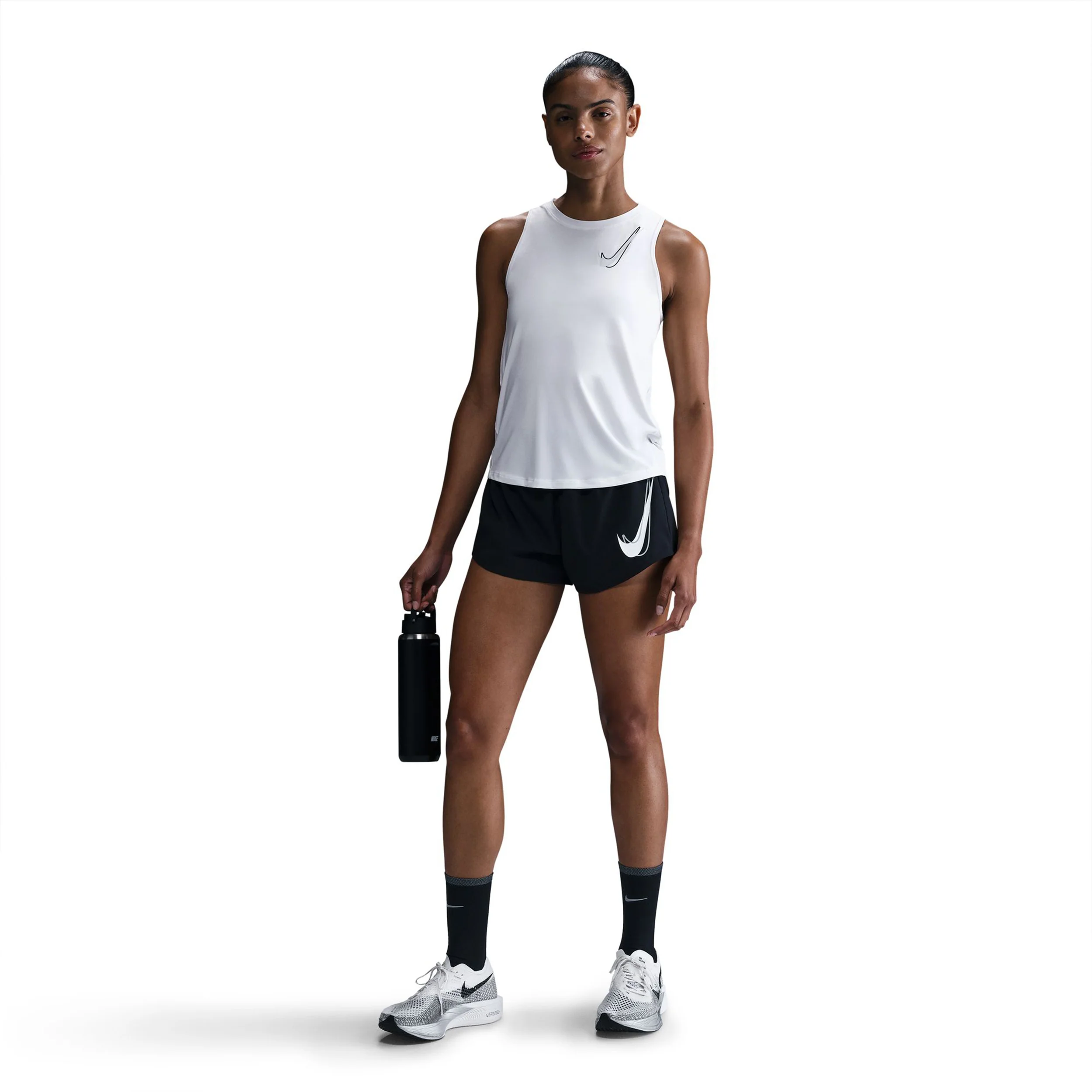 Swoosh Débardeur Tank Top Femmes-Blanc - Image 4