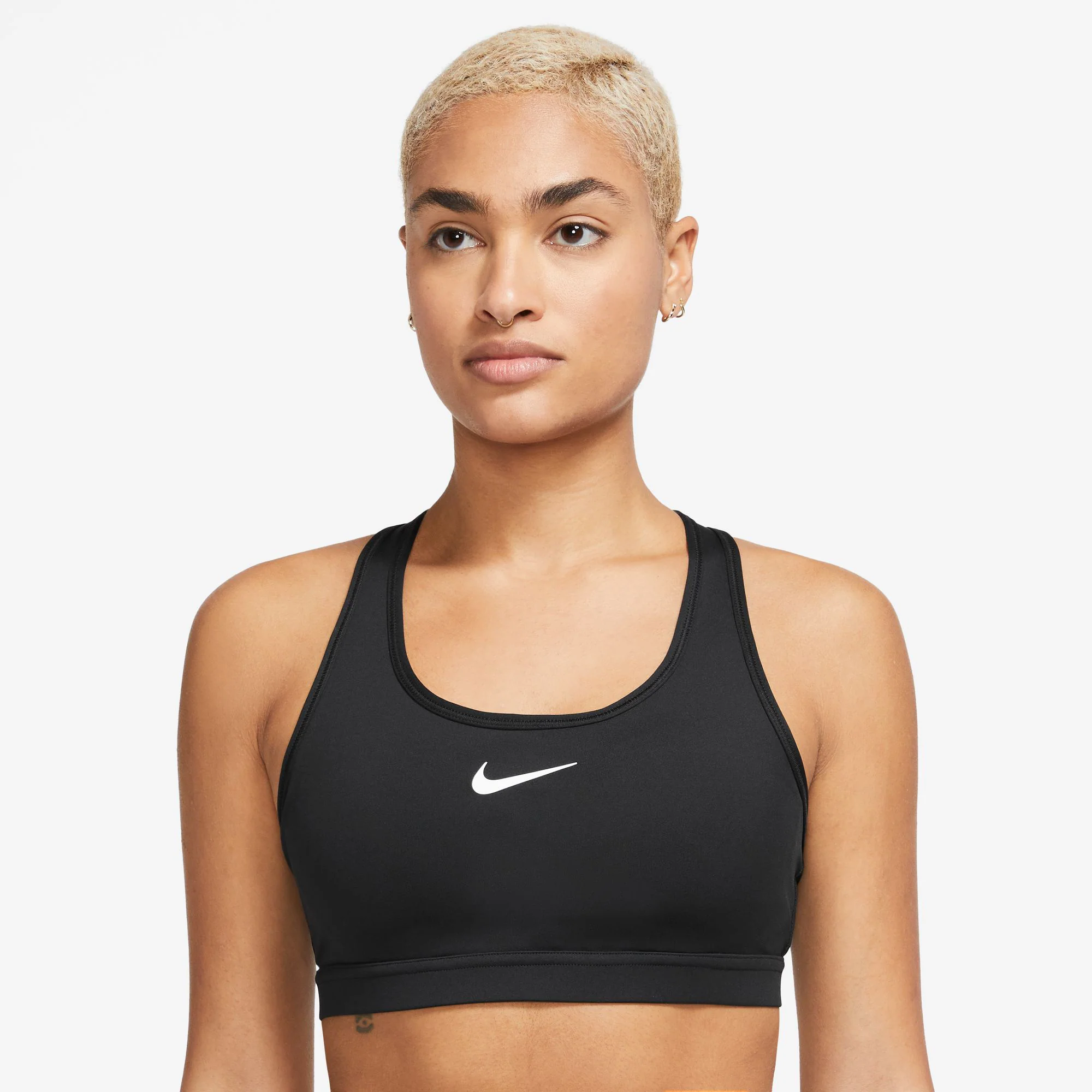 Swoosh Medium Soutien-gorge Sport Femmes-Noir - Image 4