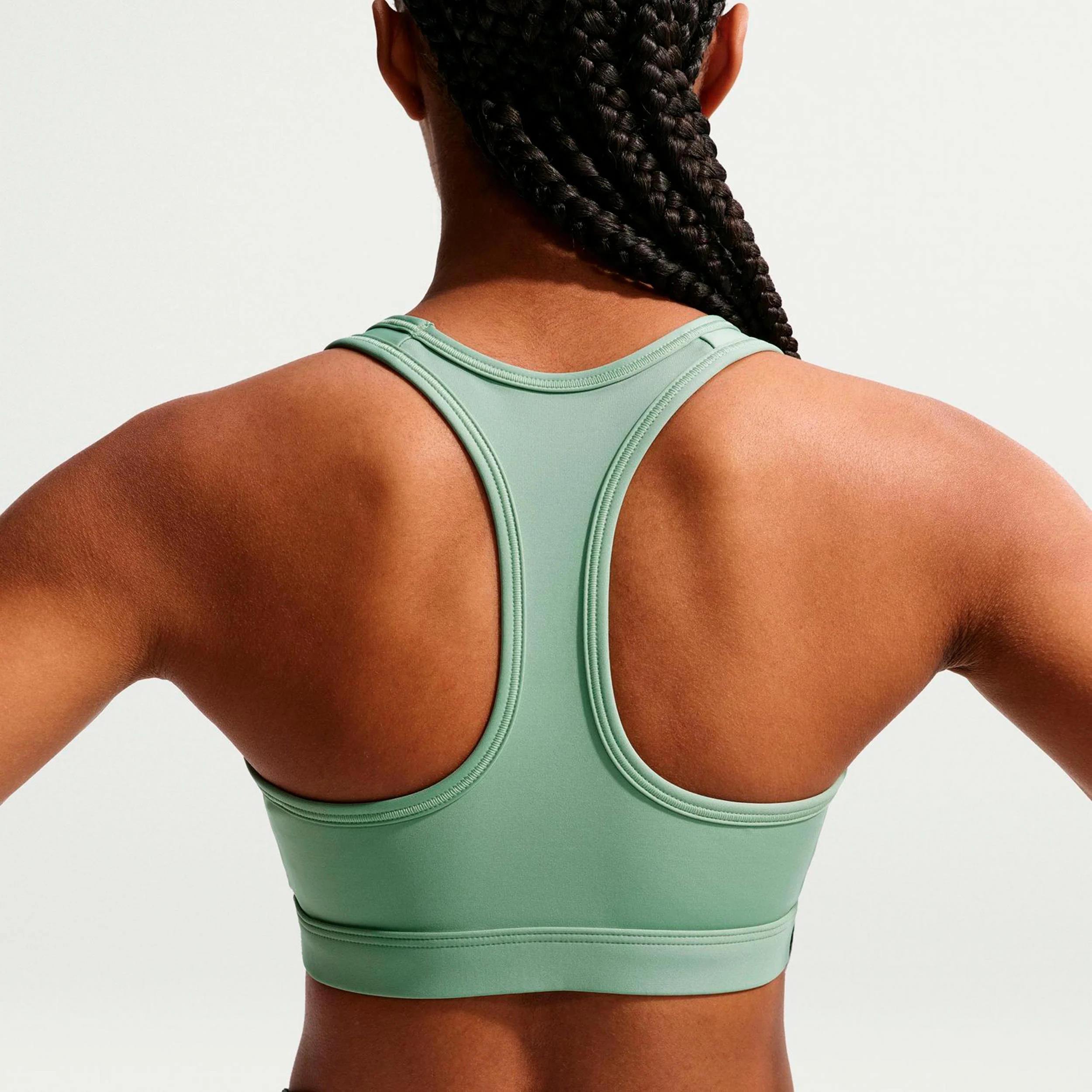 Swoosh Medium Soutien-gorge sport Femmes - sauge, blanc - Image 4
