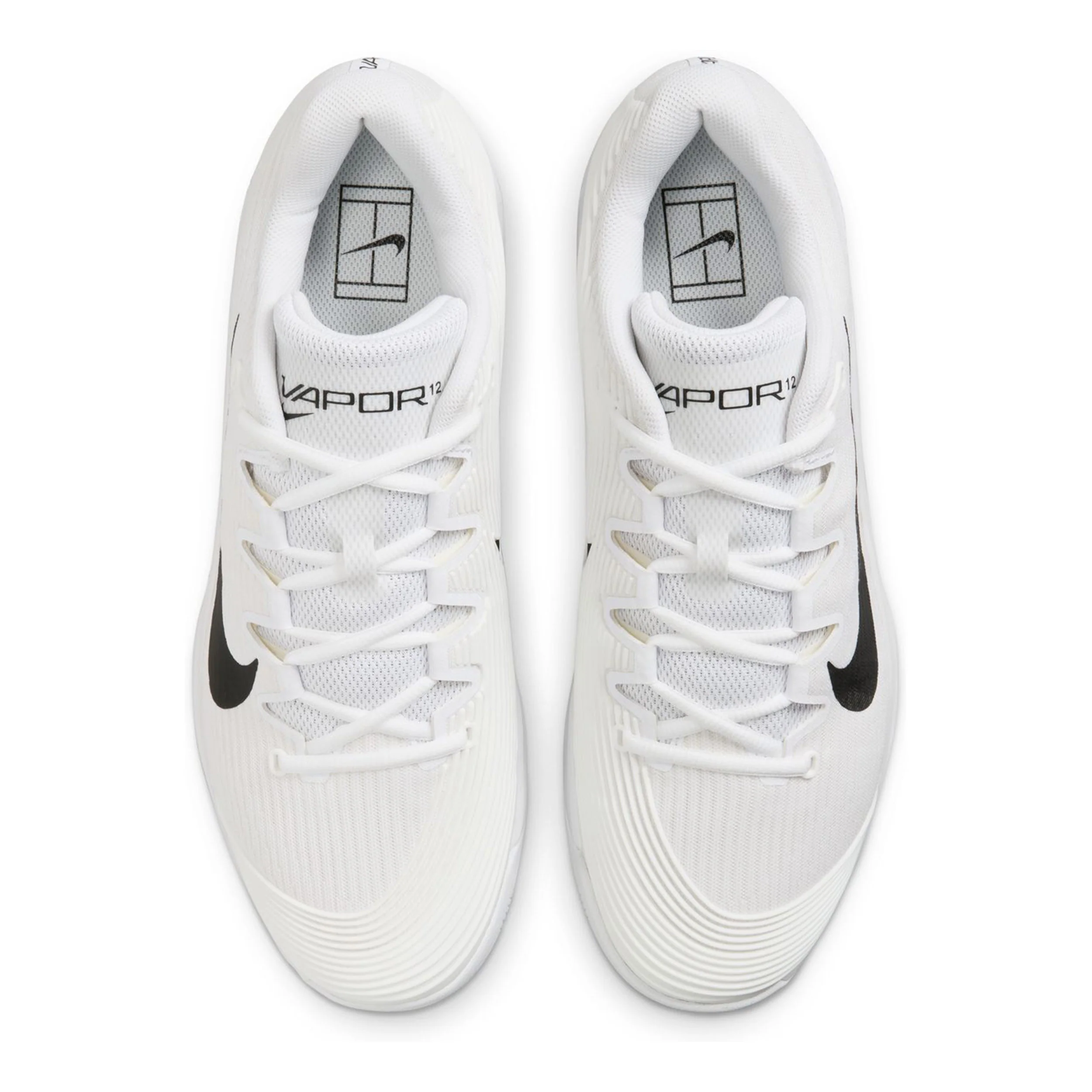 Zoom Vapor 12 Chaussures toutes surfaces Hommes-blanc, noir - Image 3