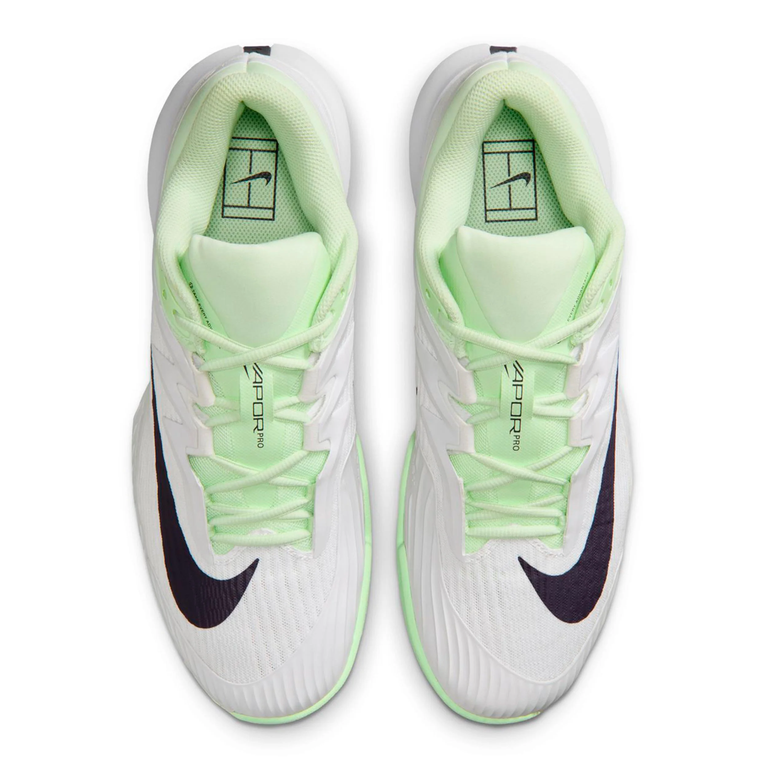 Zoom Vapor Pro 3 Chaussures toutes surfaces Hommes-blanc, vert clair - Image 3