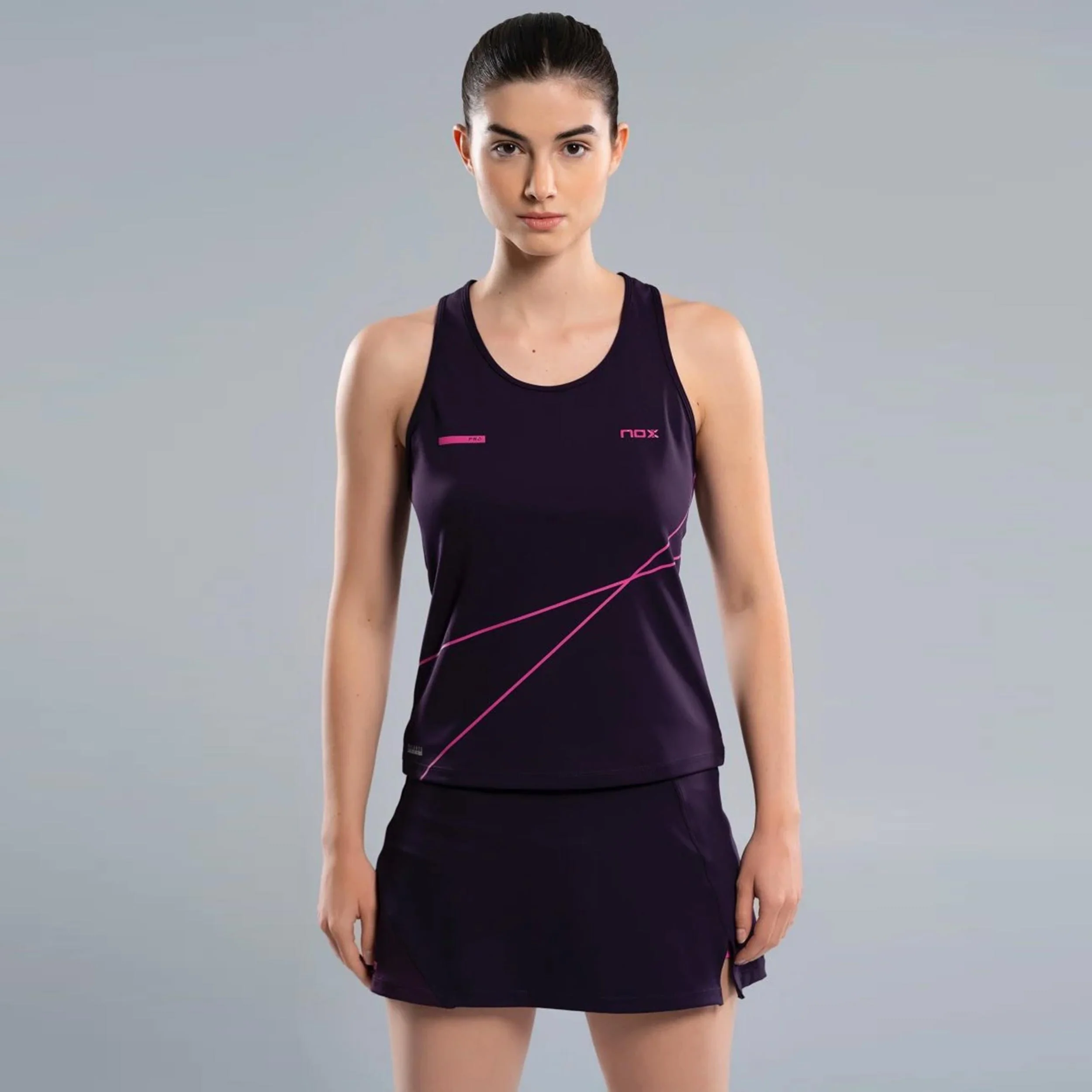 Pro Débardeur tank top Femmes-noir,pink