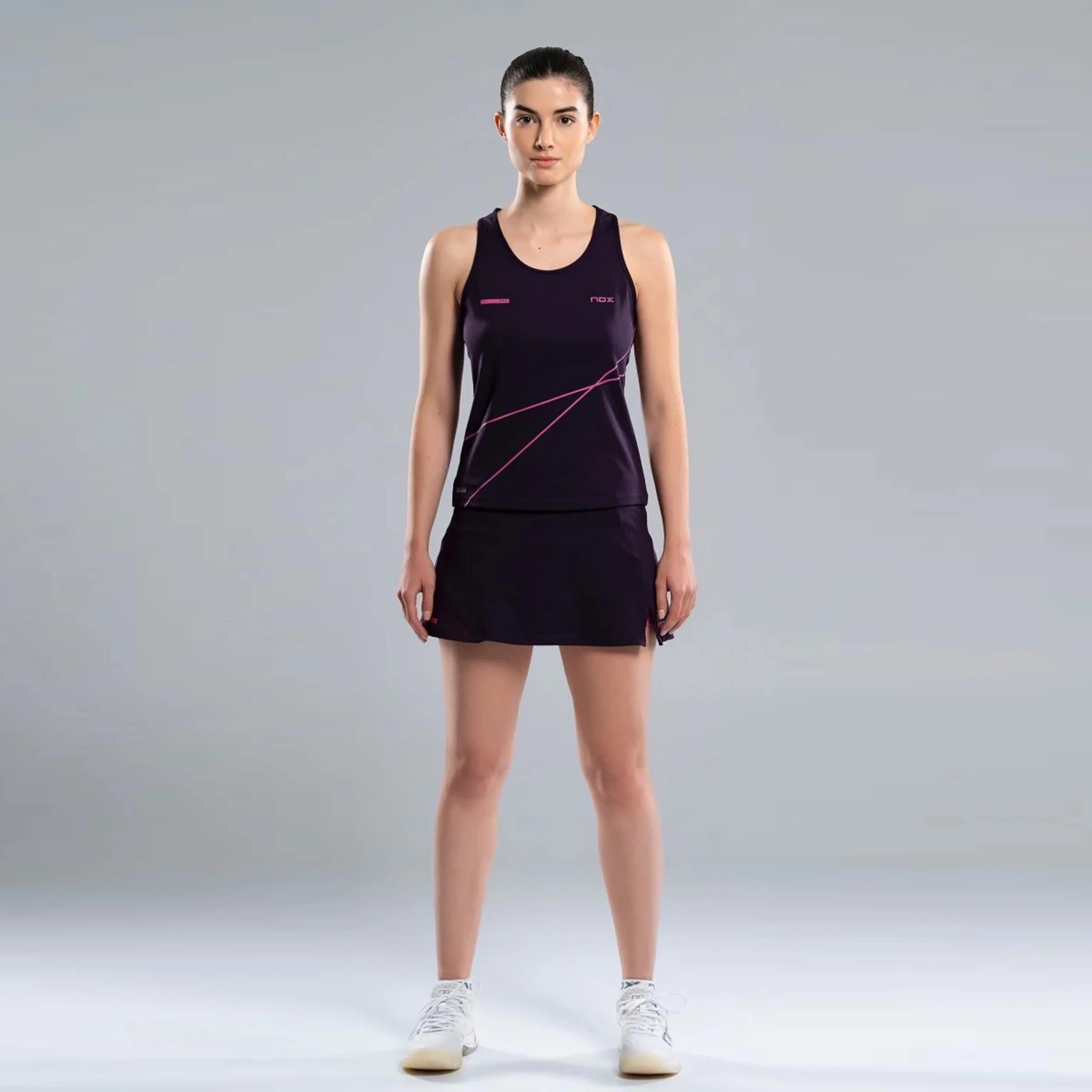 Pro Débardeur tank top Femmes-noir,pink - Image 5