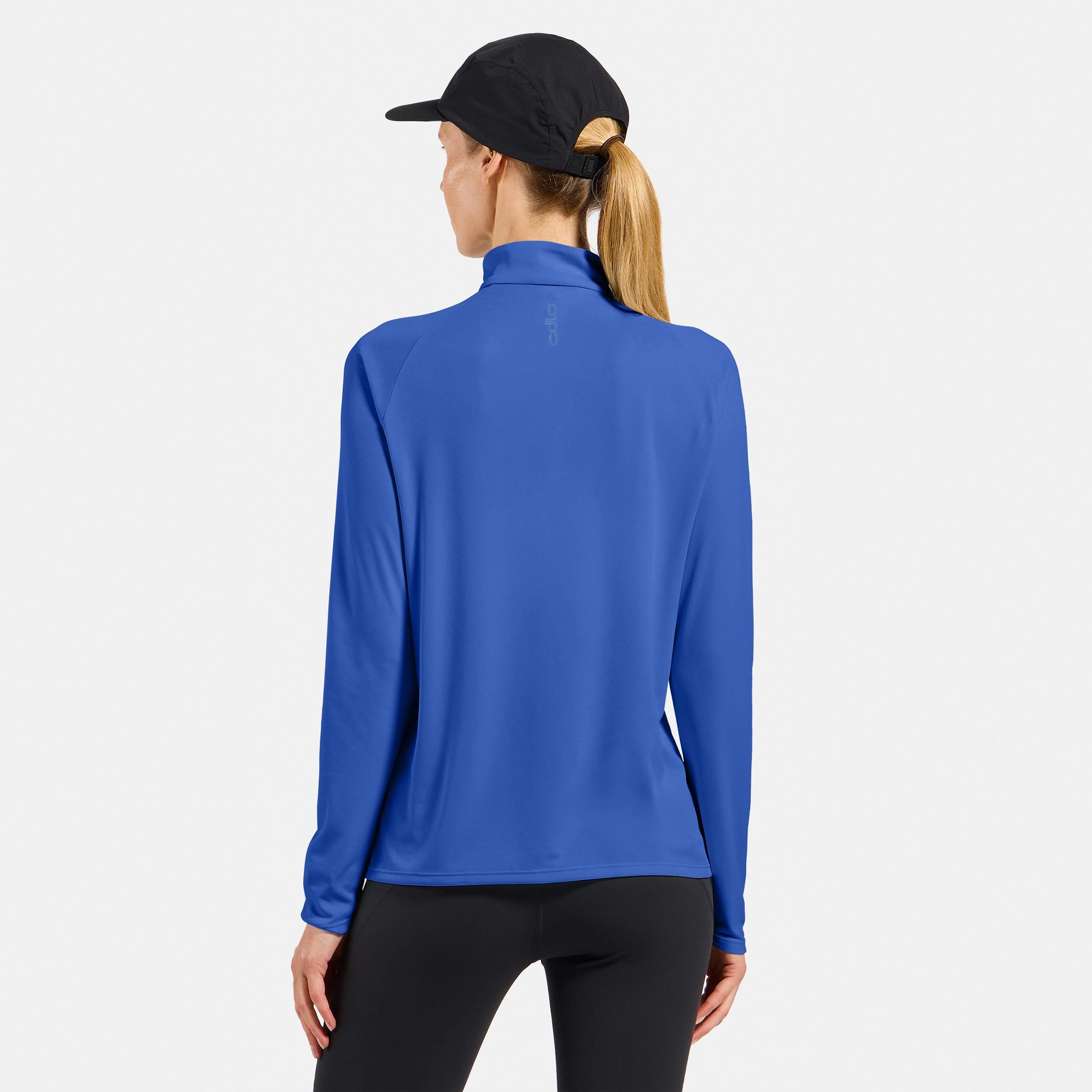 Essential 1/2 Zip Maillot de course Femmes-bleu - Image 4