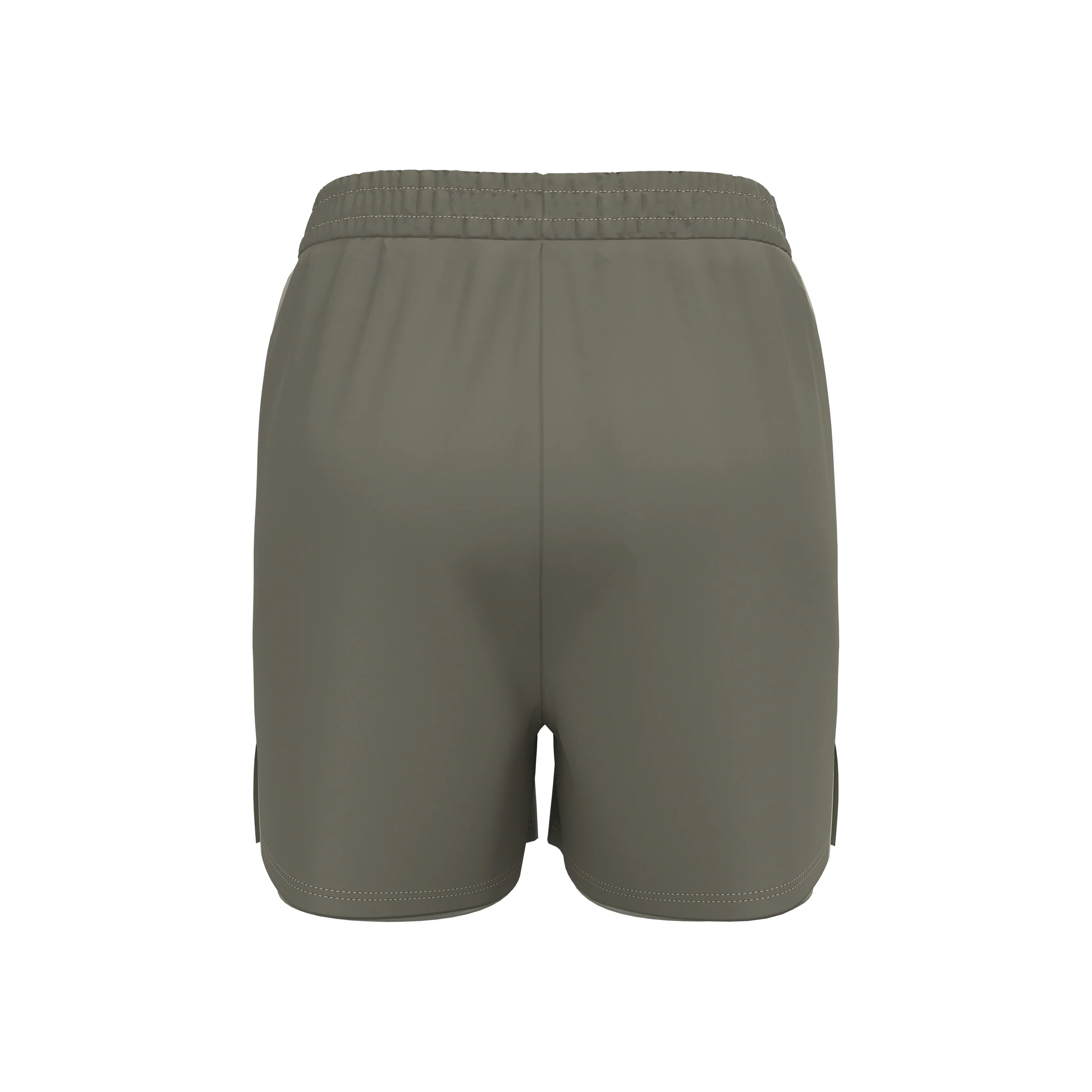 Essential 4in 2in1 Short De Running Femmes-Kaki - Image 2
