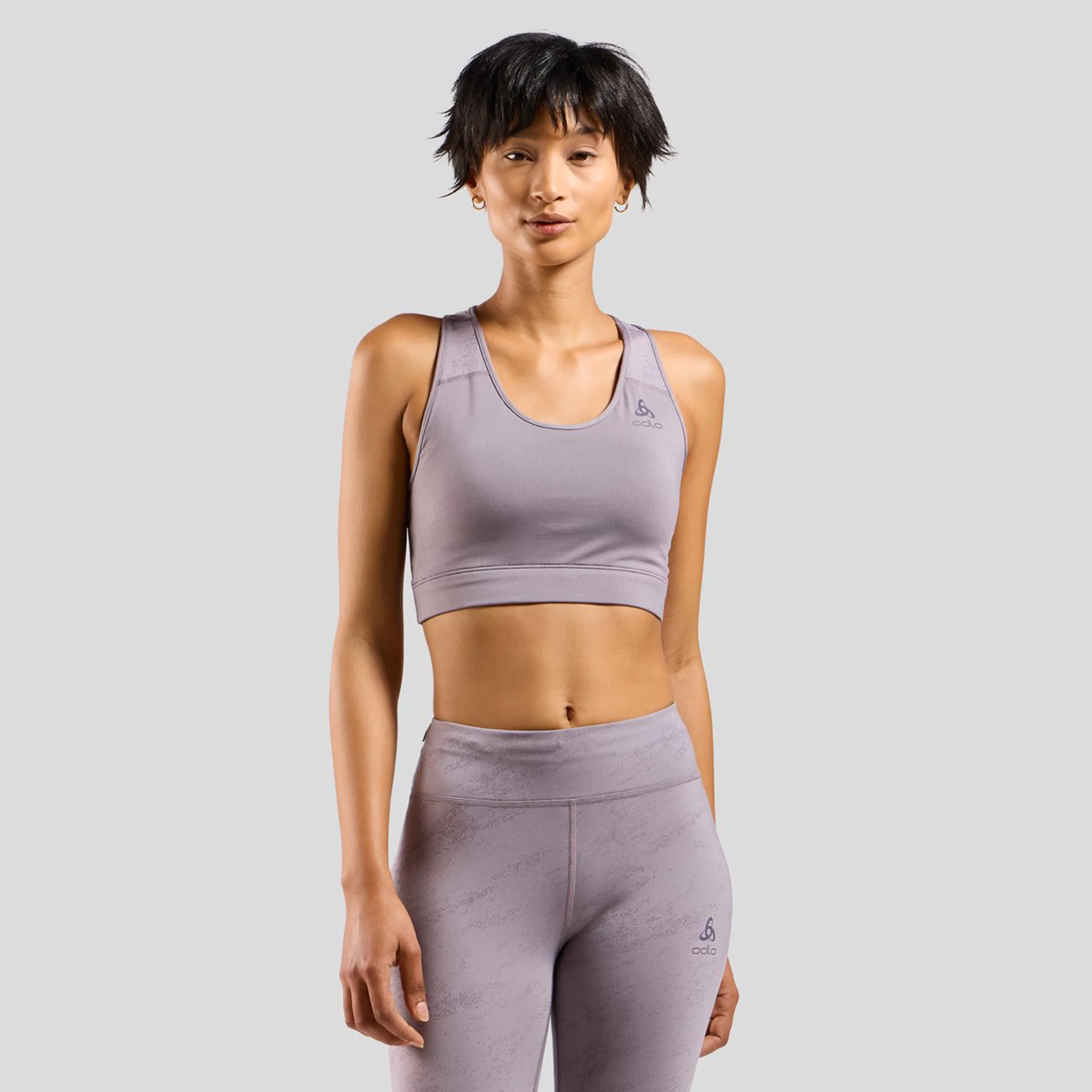 Essential Bralette Print Soutien-gorge sport Femmes - gris, - Image 3
