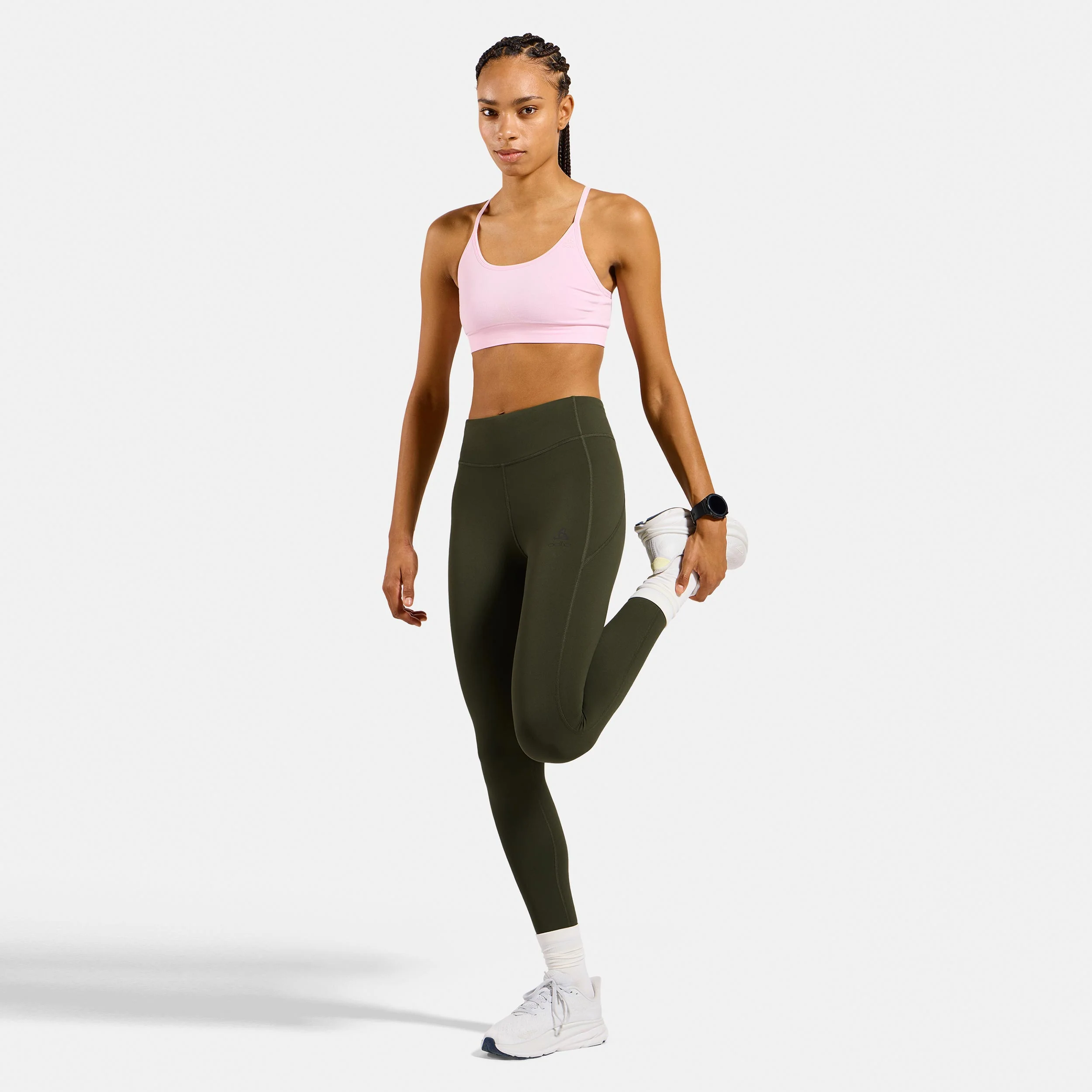 Essential Collant de course Femmes - vert foncé - Image 7