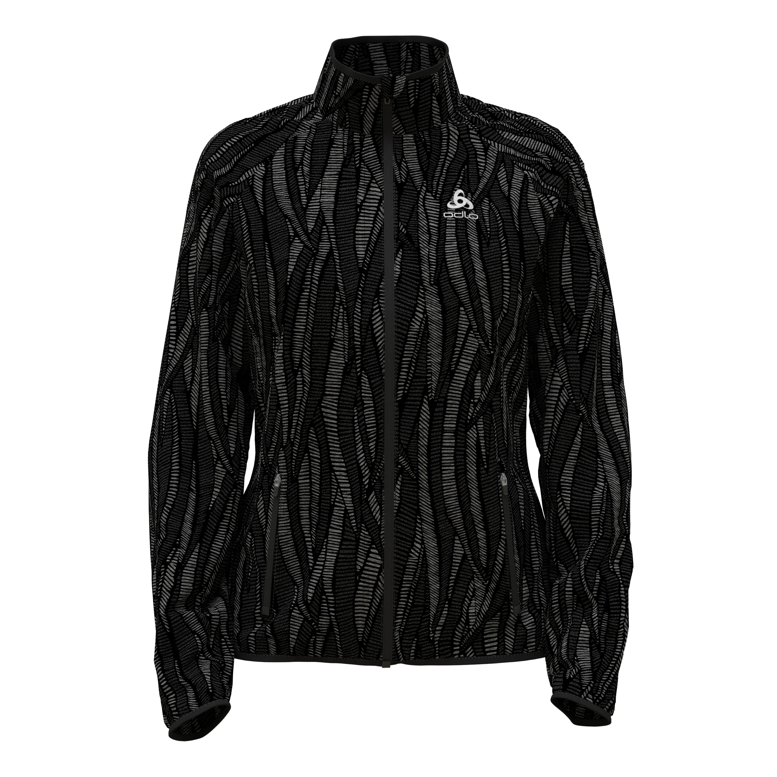 Essential Light Print Veste Running Femmes-Noir