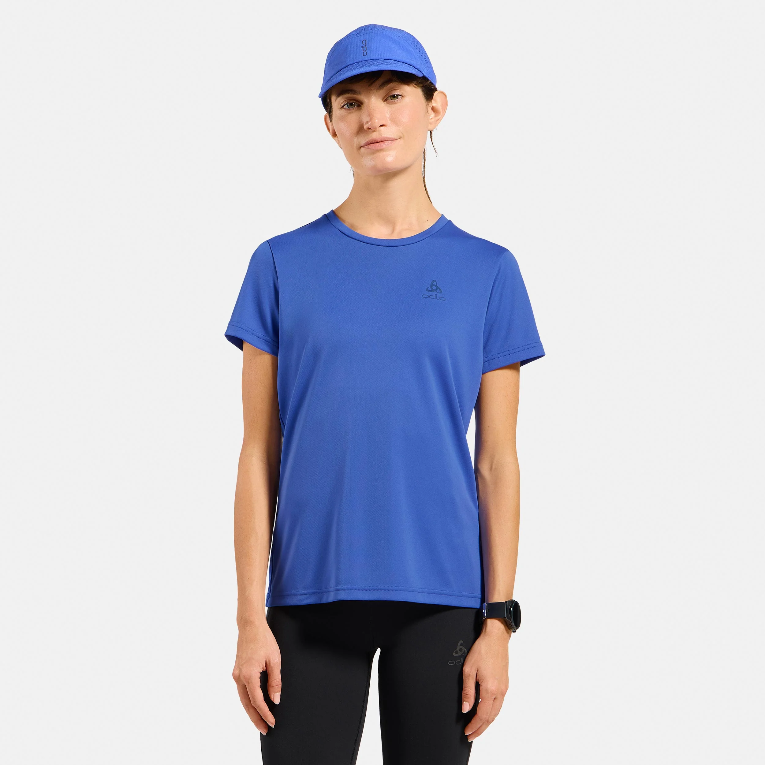 Essential Maillot de course Femmes-bleu