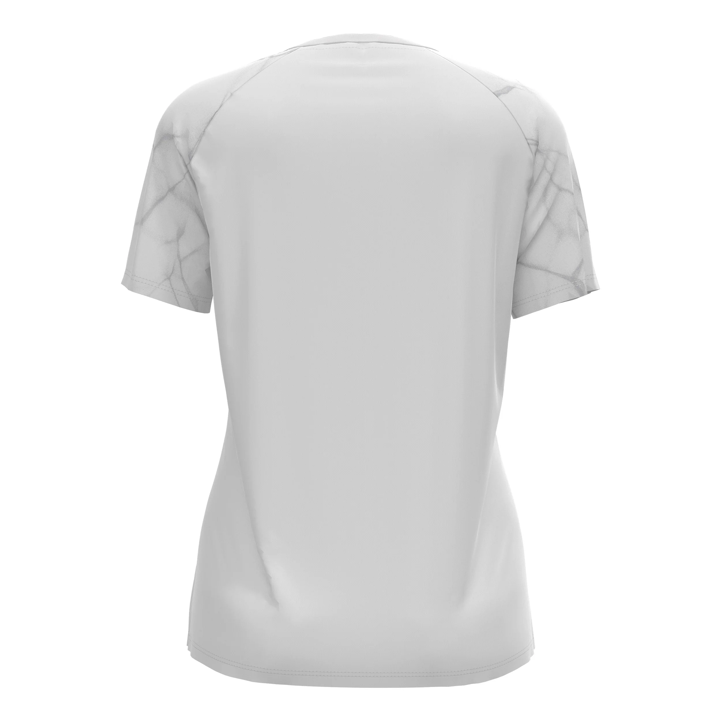 Essential Print Crew Neck Maillot De Course Femmes-Blanc - Image 2