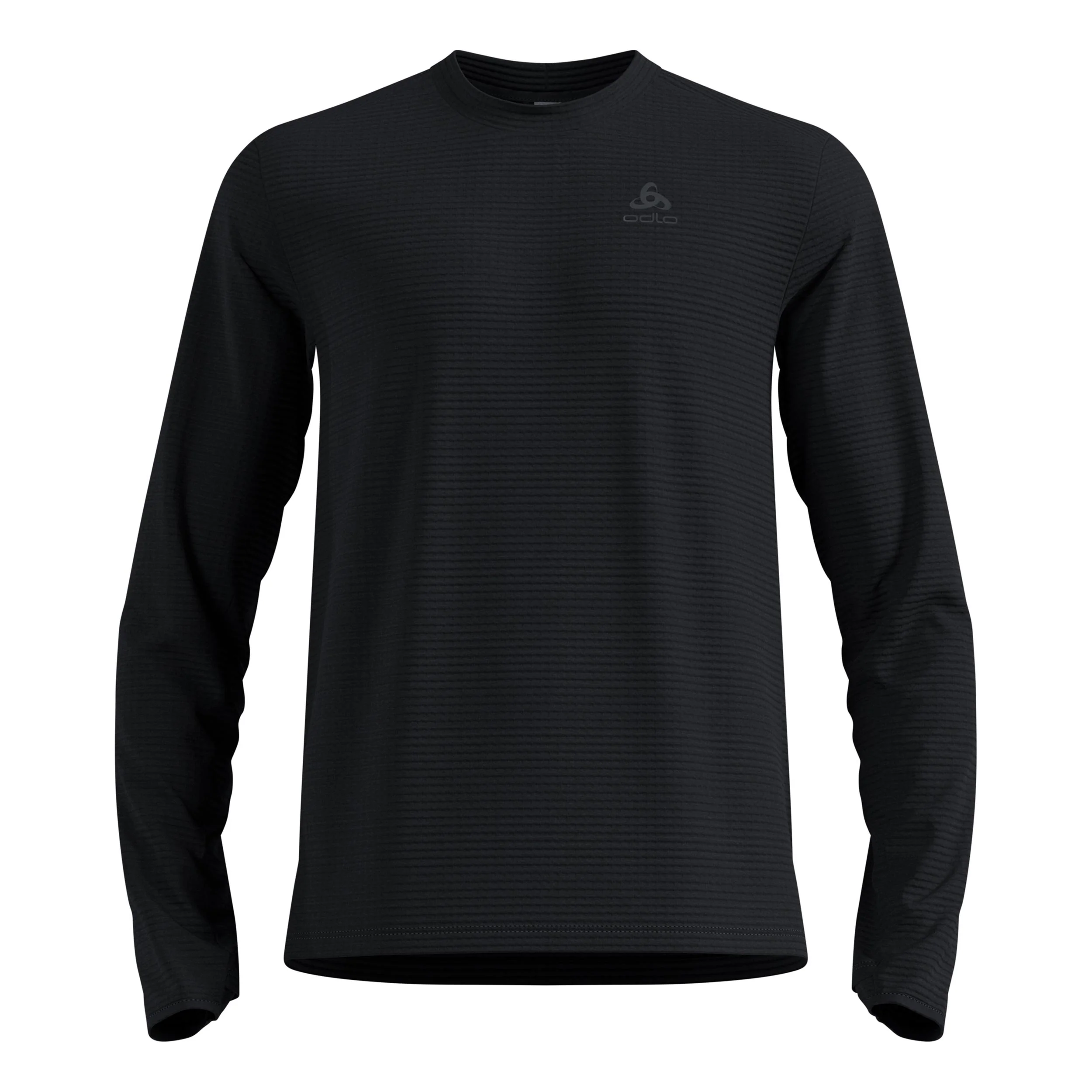 Essential Thermal Midlayer Maillot de course Hommes - noir