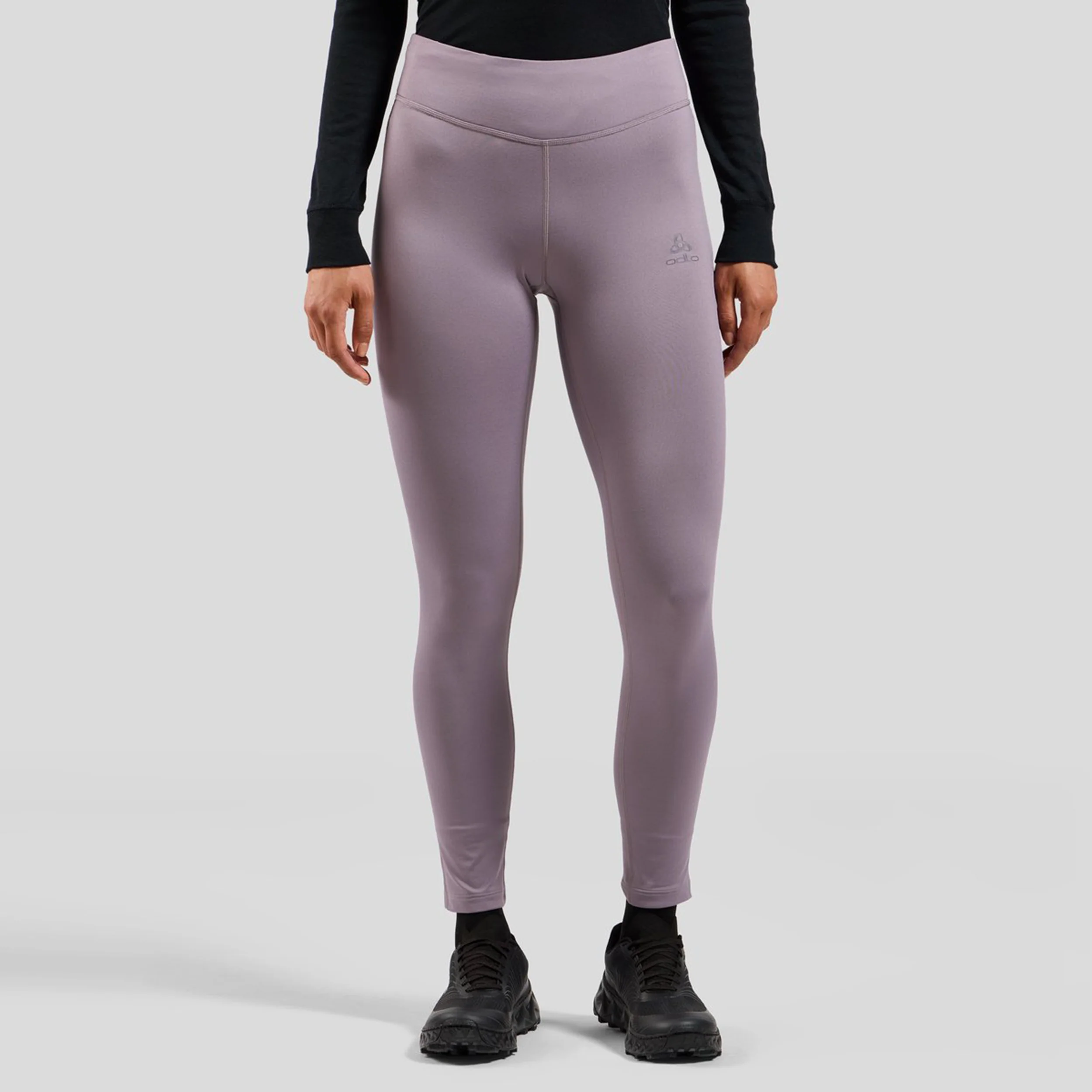 Essential Warm Collant De Course Femmes-Gris - Image 3