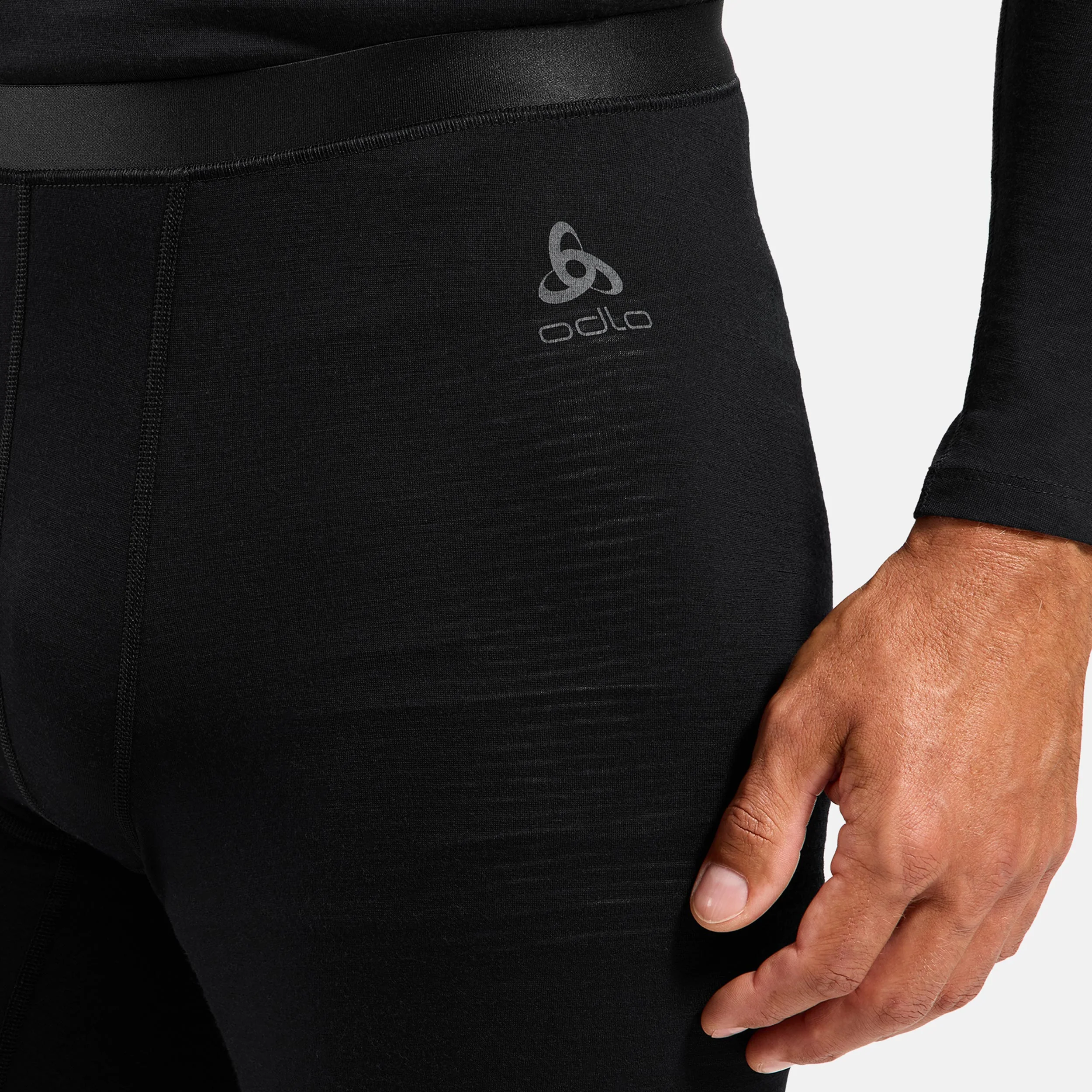 Merino 160 Collant Tight Hommes-Noir - Image 6