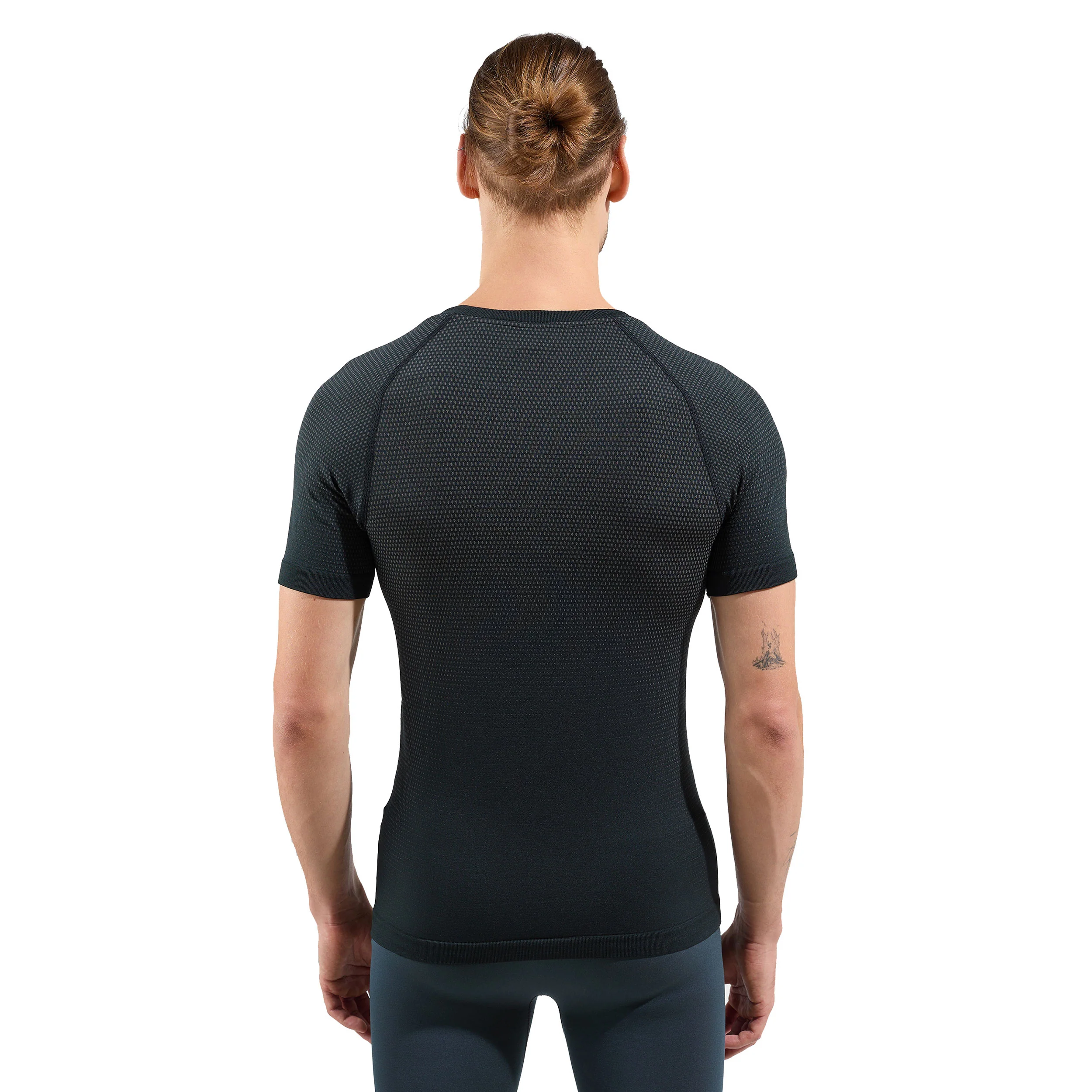 Performance Light Crew Neck Maillot De Course Hommes-Noir - Image 4