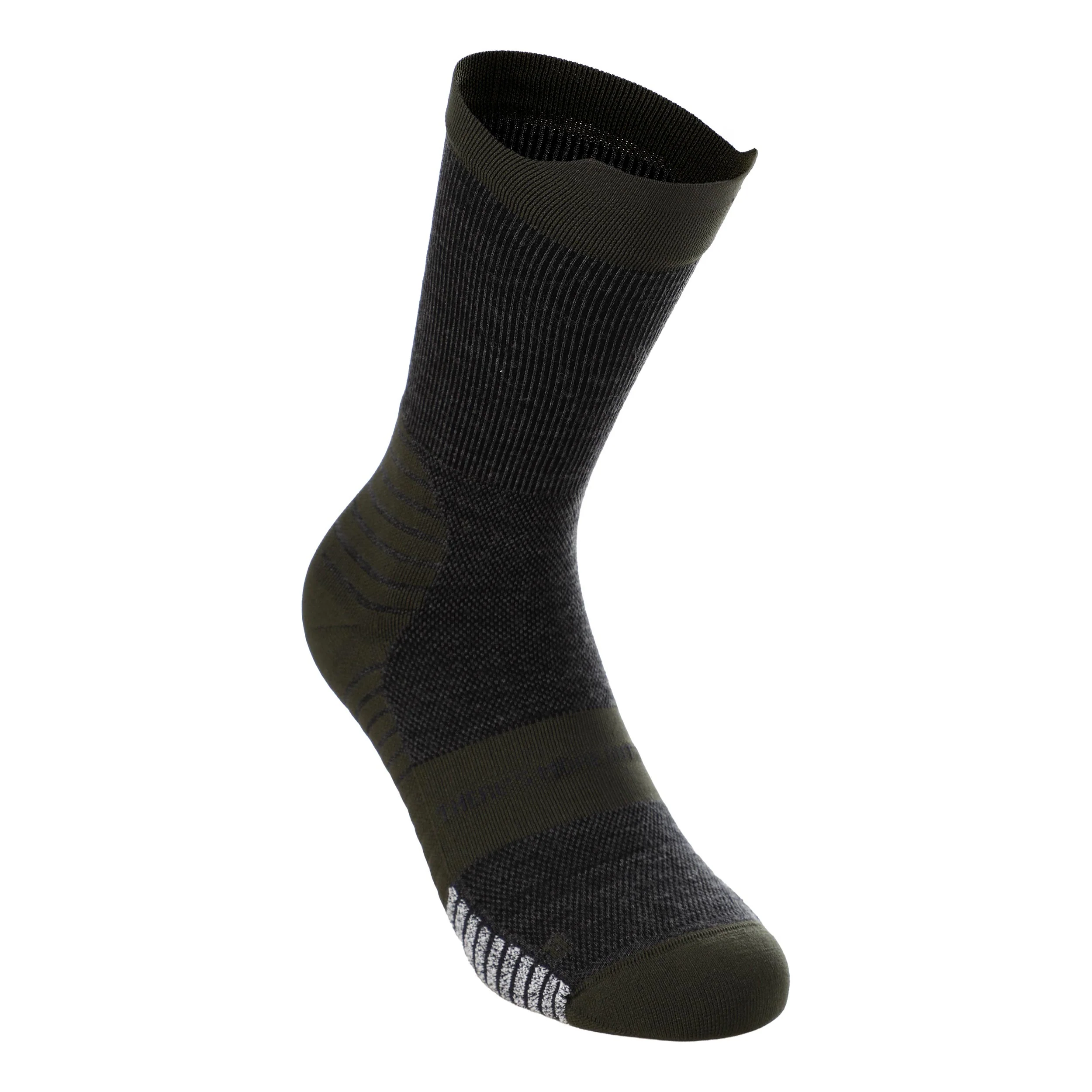 Performance Merino Trail Chaussettes de running Unisex-vert foncé
