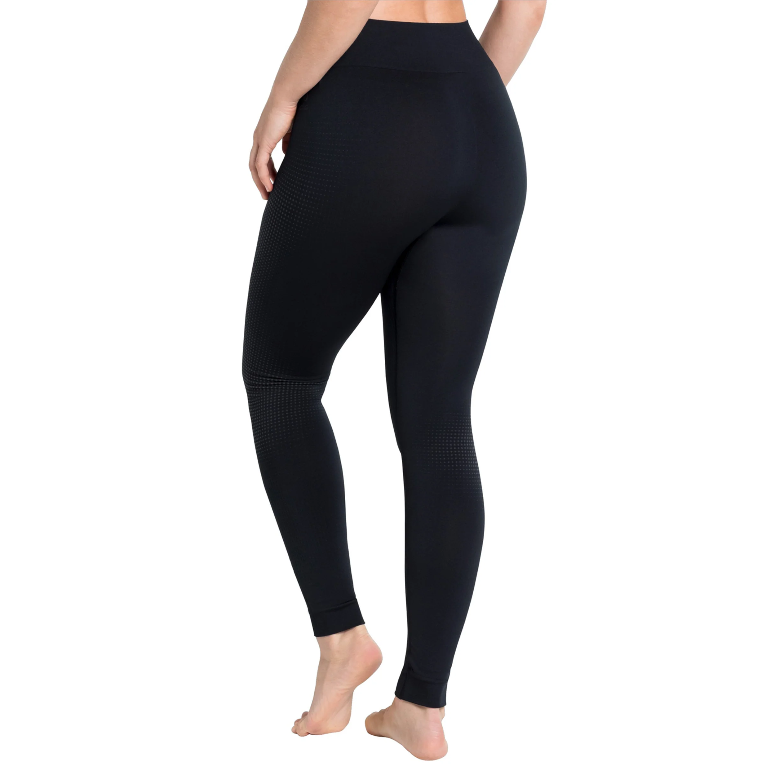 Performance Warm Eco Big Logo Bottom Long Collant Tight Femmes-Noir,Gris - Image 4