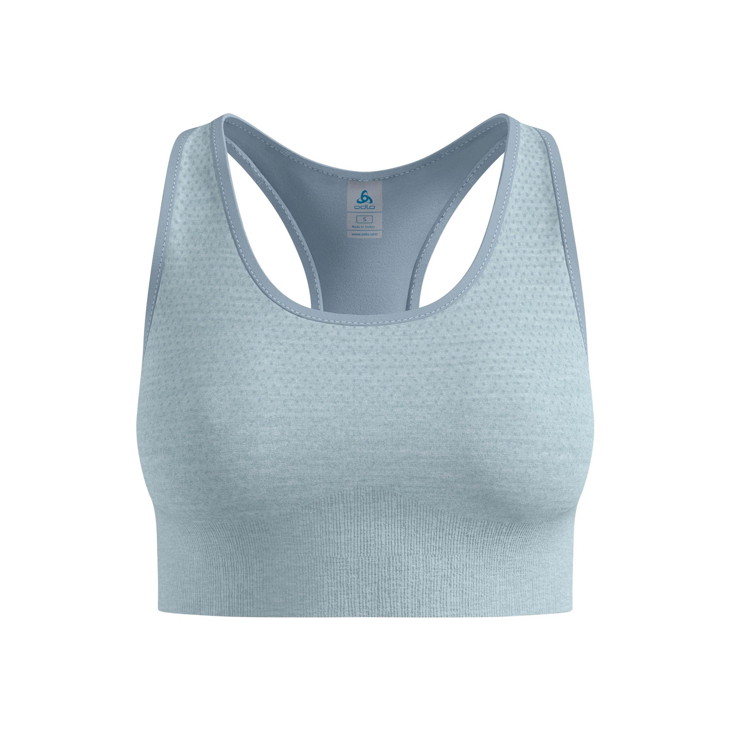 Seamless Medium Padded Sport Soutien-gorge sport Femmes - bleu clair