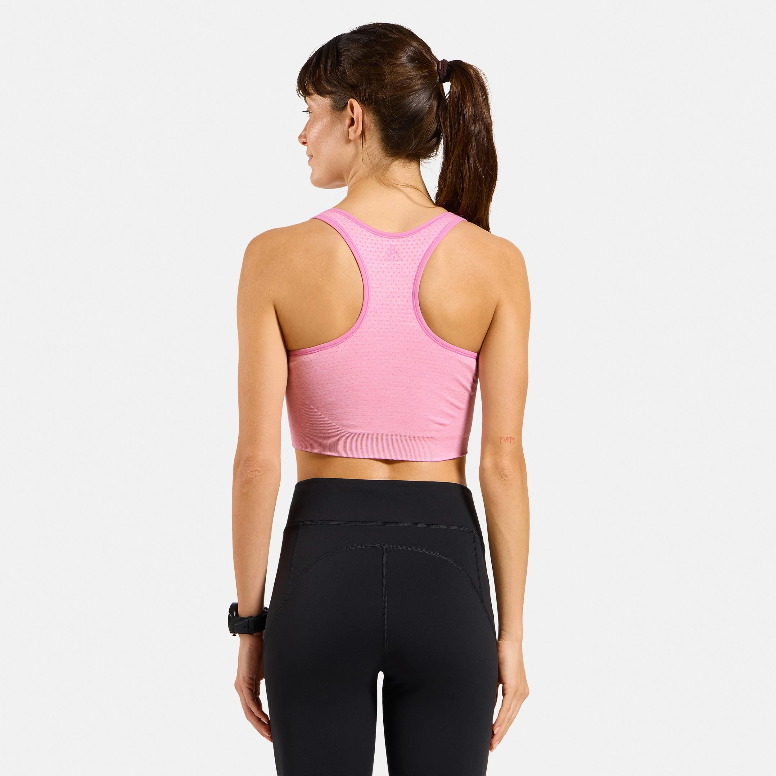 Seamless Medium Padded Sport Soutien-gorge sport Femmes - rose - Image 4