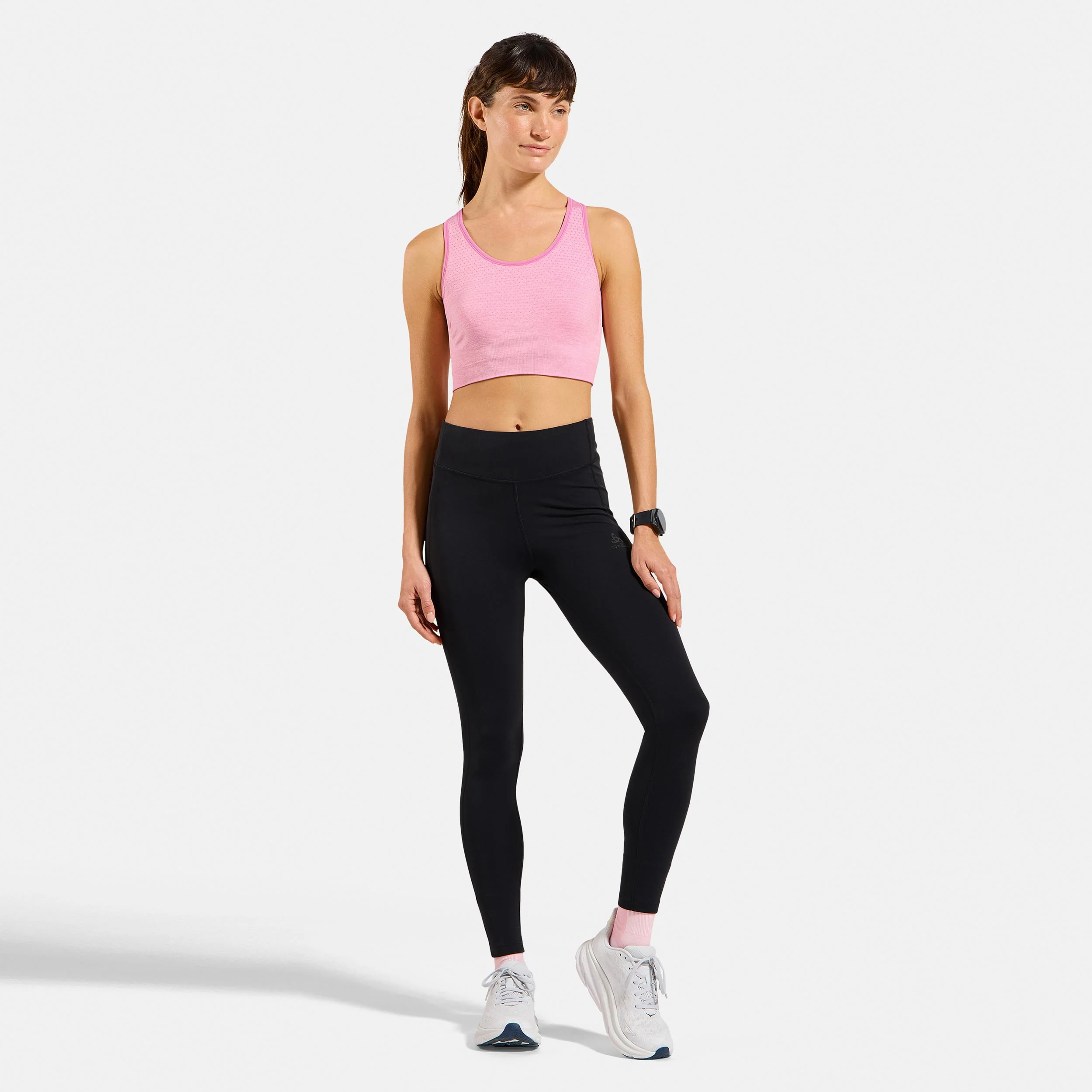 Seamless Medium Padded Sport Soutien-gorge sport Femmes - rose - Image 7