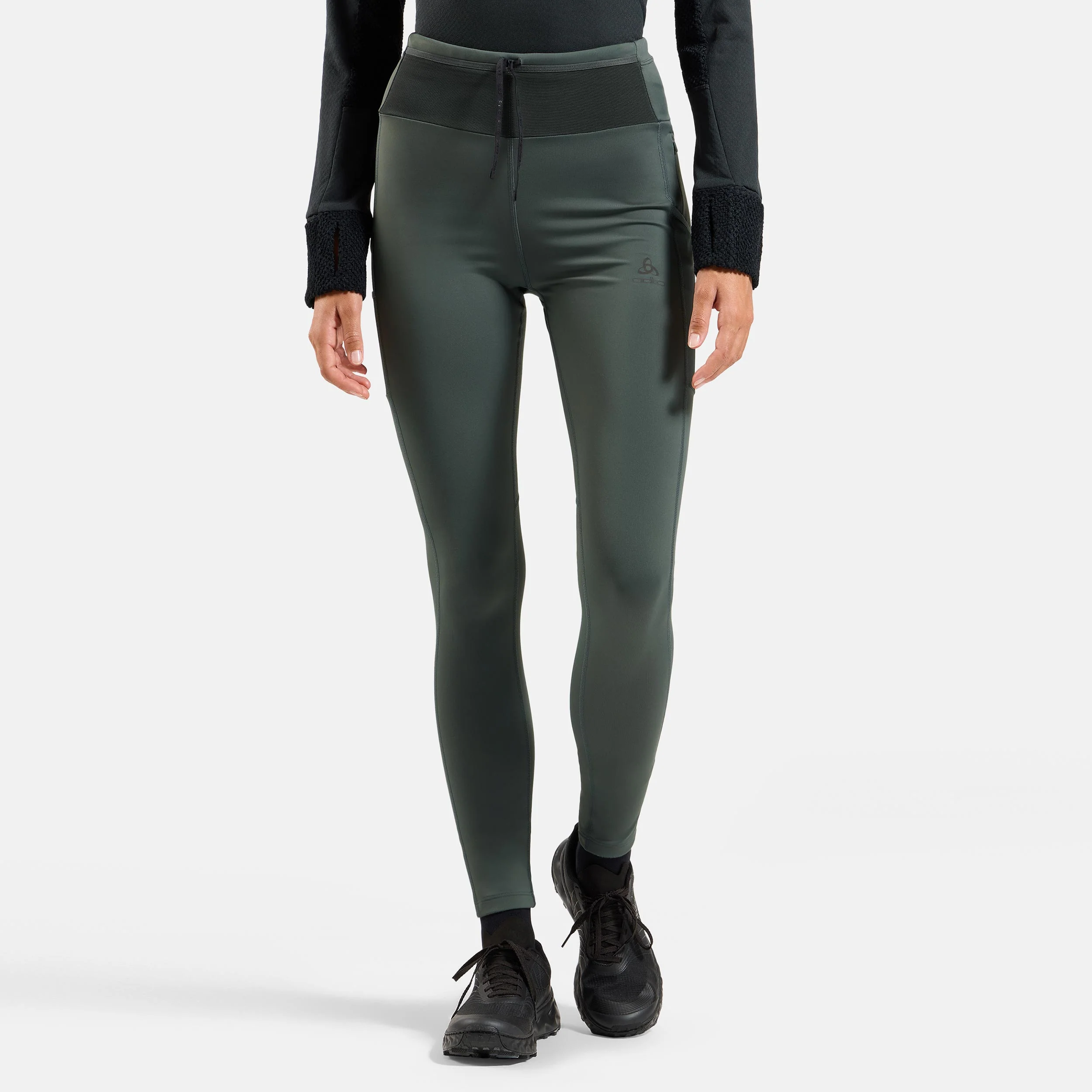 X-Alp Cargo Winter Collant de course Femmes - vert olive - Image 3