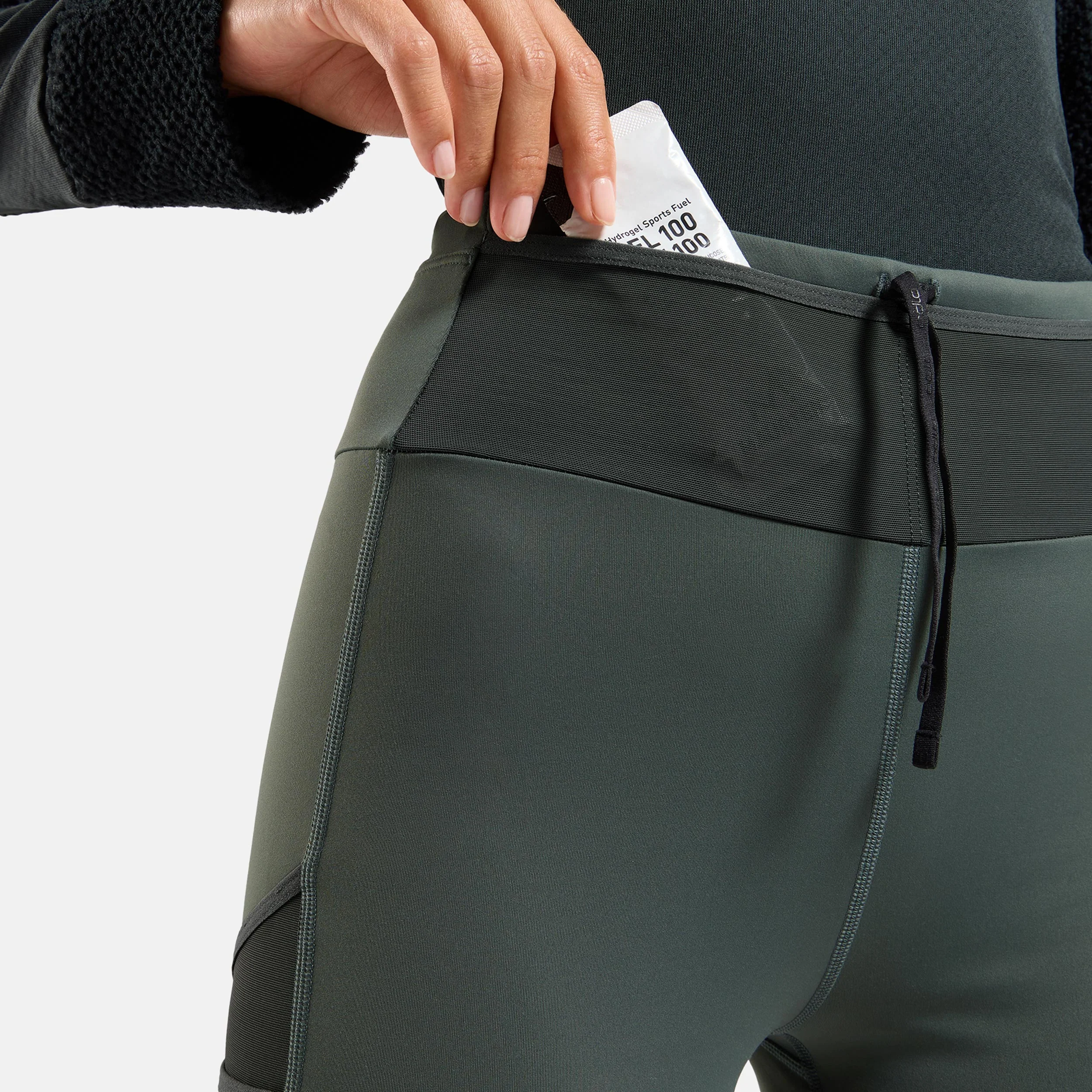 X-Alp Cargo Winter Collant de course Femmes - vert olive - Image 7