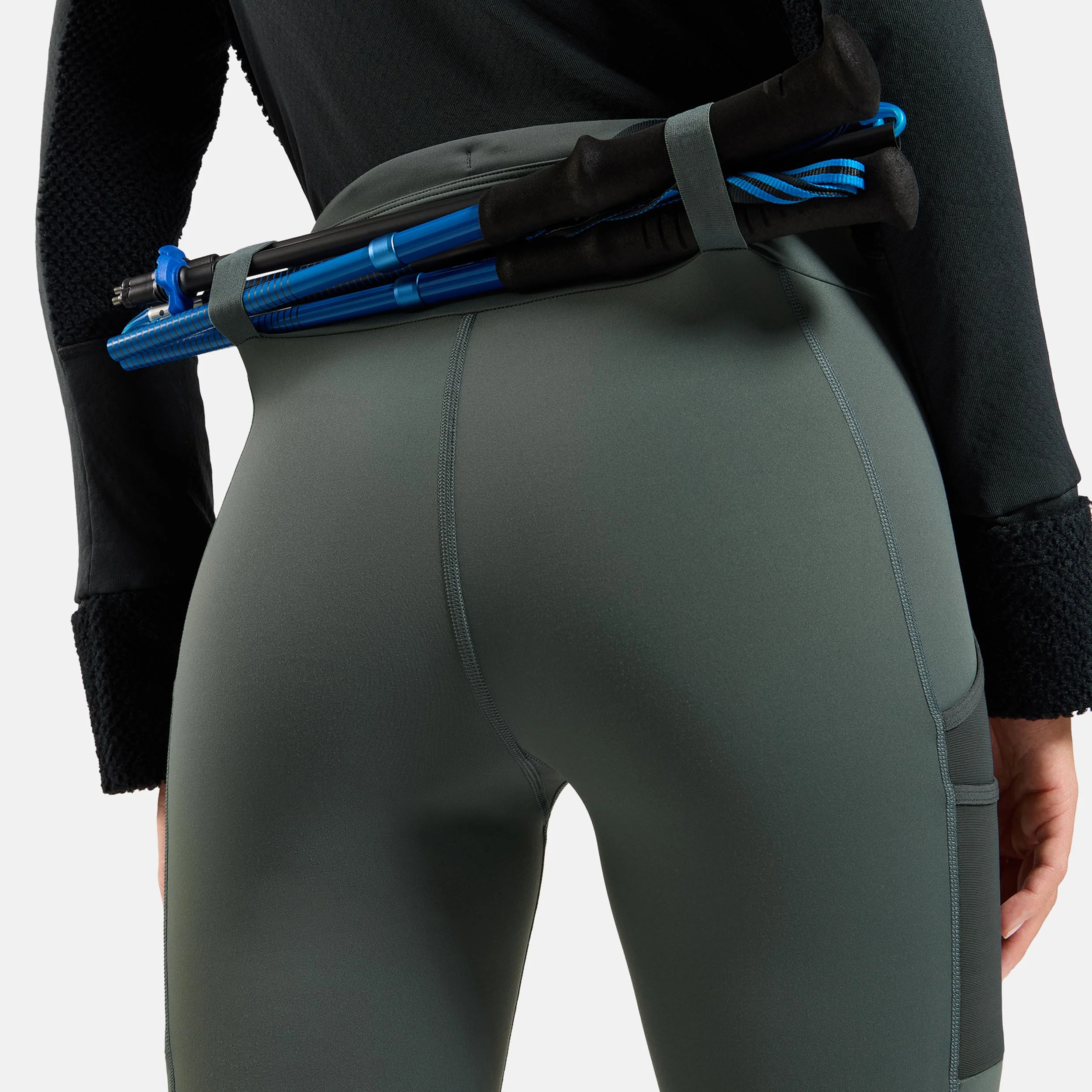 X-Alp Cargo Winter Collant de course Femmes - vert olive - Image 8