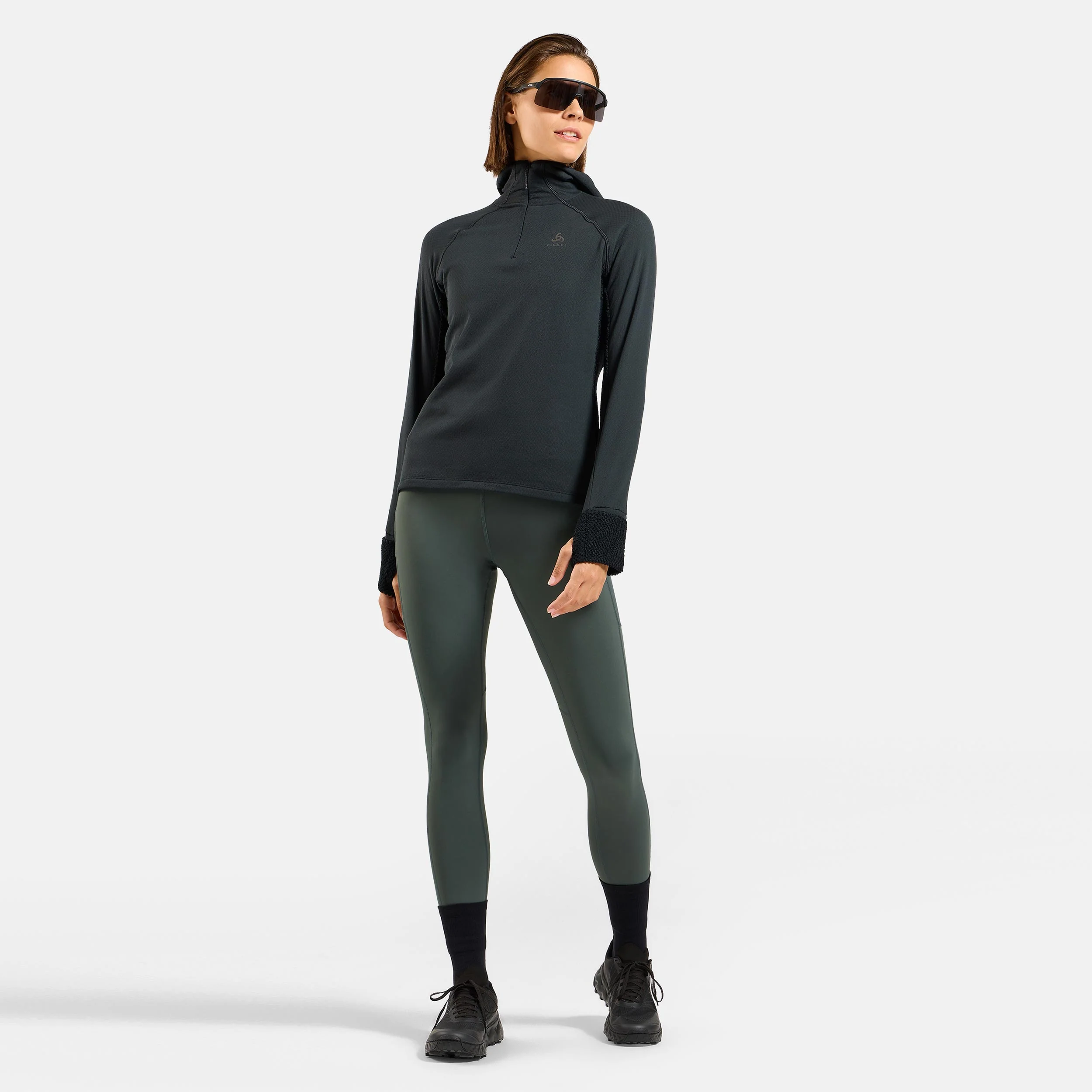 X-Alp Cargo Winter Collant de course Femmes - vert olive - Image 9