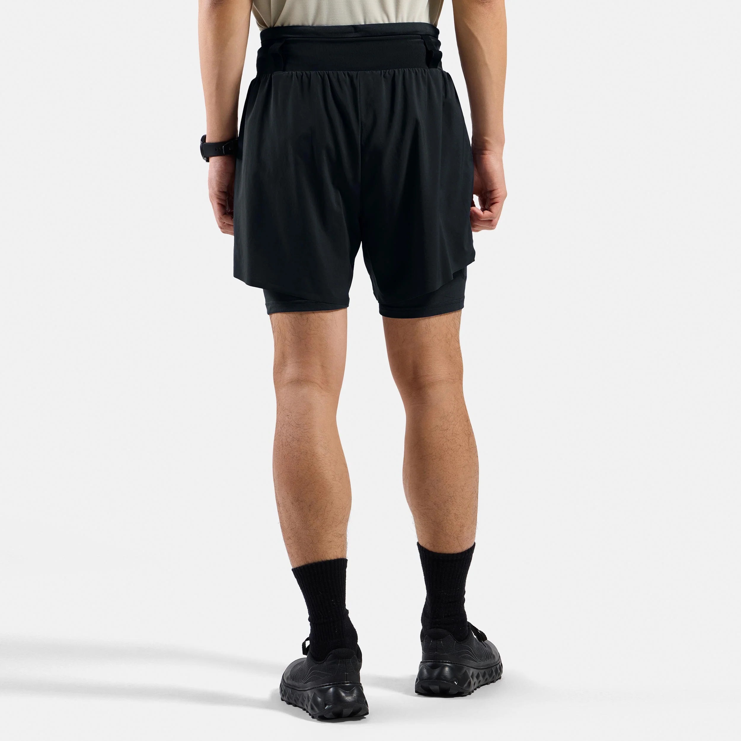X-Alp Trail 6in 2in1 Short De Running Hommes-Noir - Image 4
