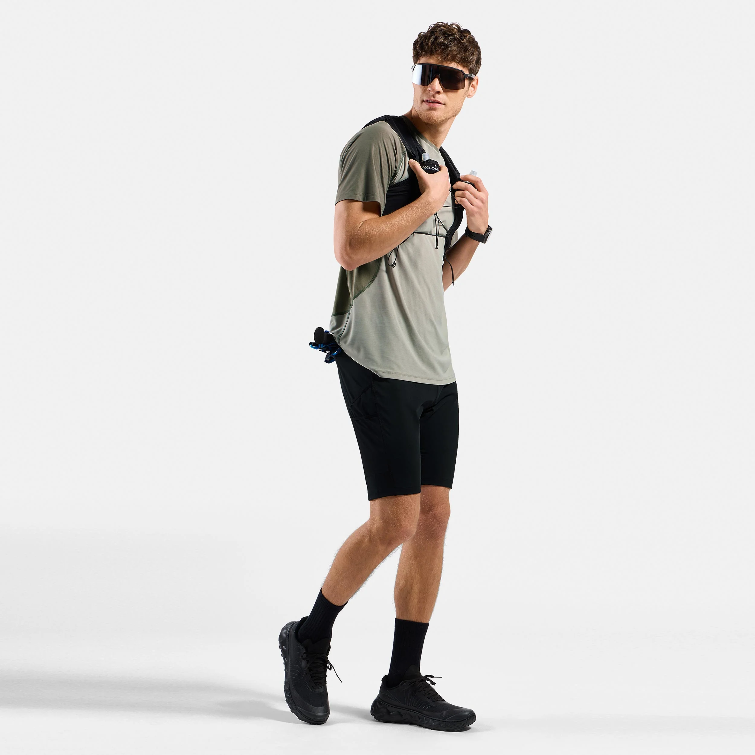 X-Alp Trail Cargo Collant De Course Hommes-Noir - Image 8