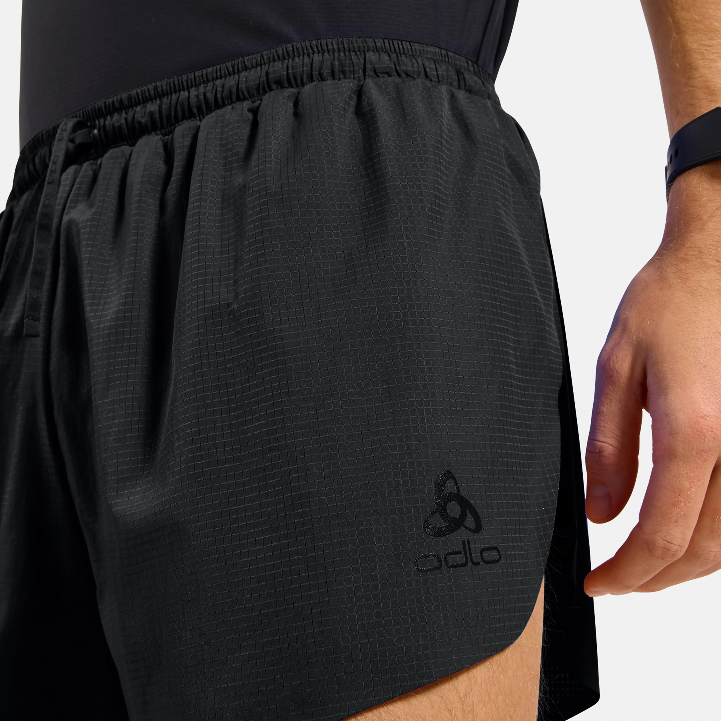 Zeroweight 3in Split Short de running Hommes-noir - Image 5