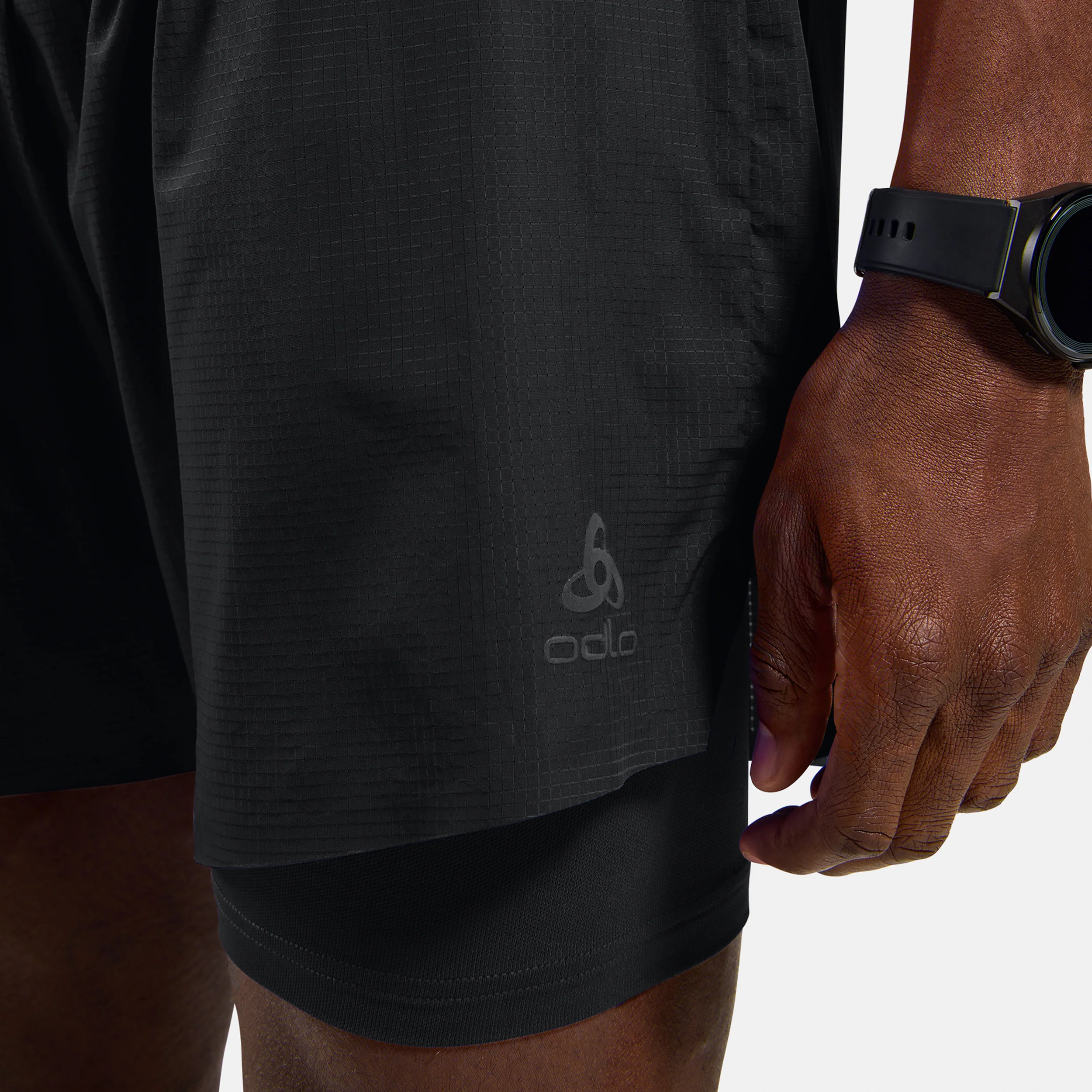 Zeroweight 5in 2in1 Short de running Hommes-noir - Image 5