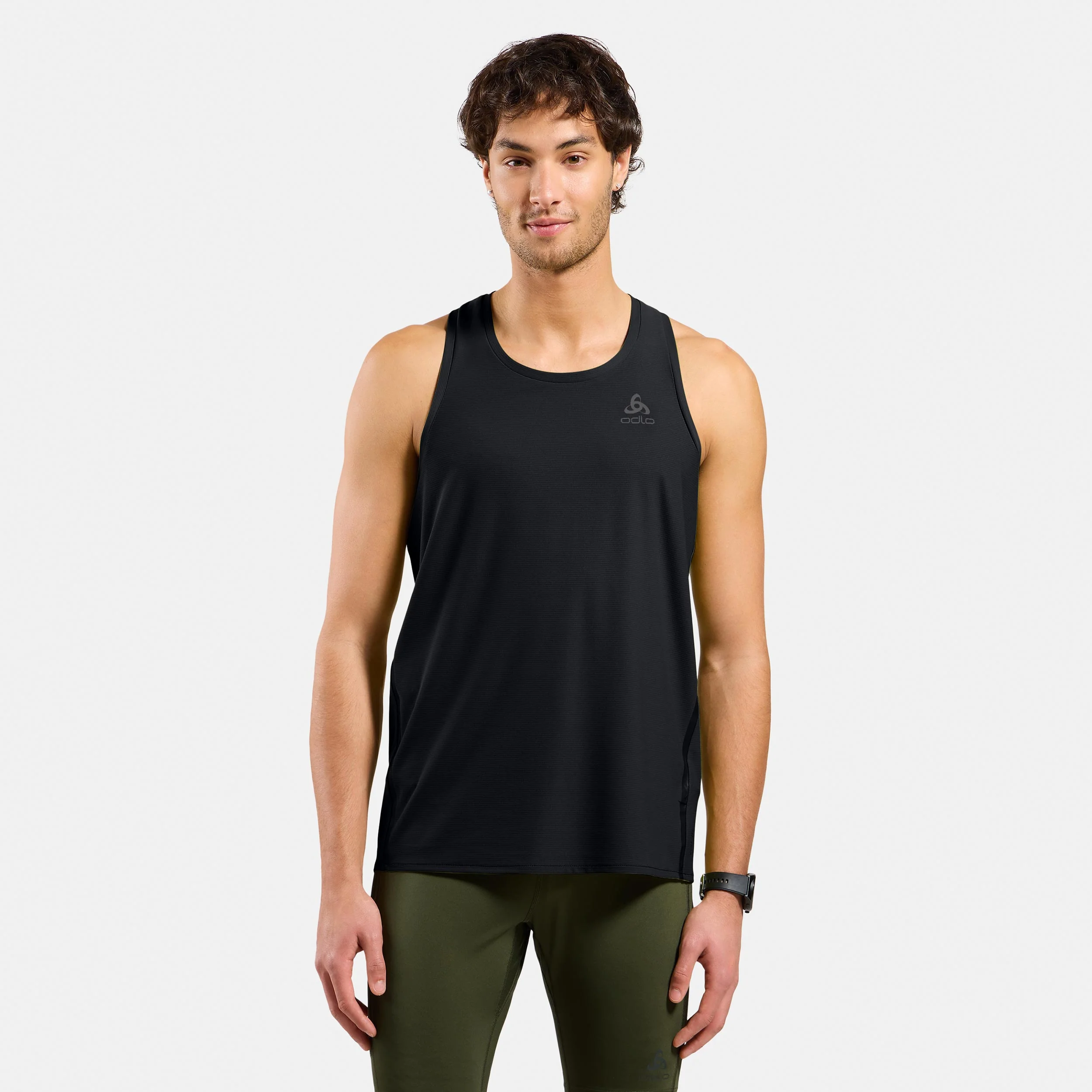 Zeroweight Chill-Tec Maillot de course Hommes-noir - Image 3