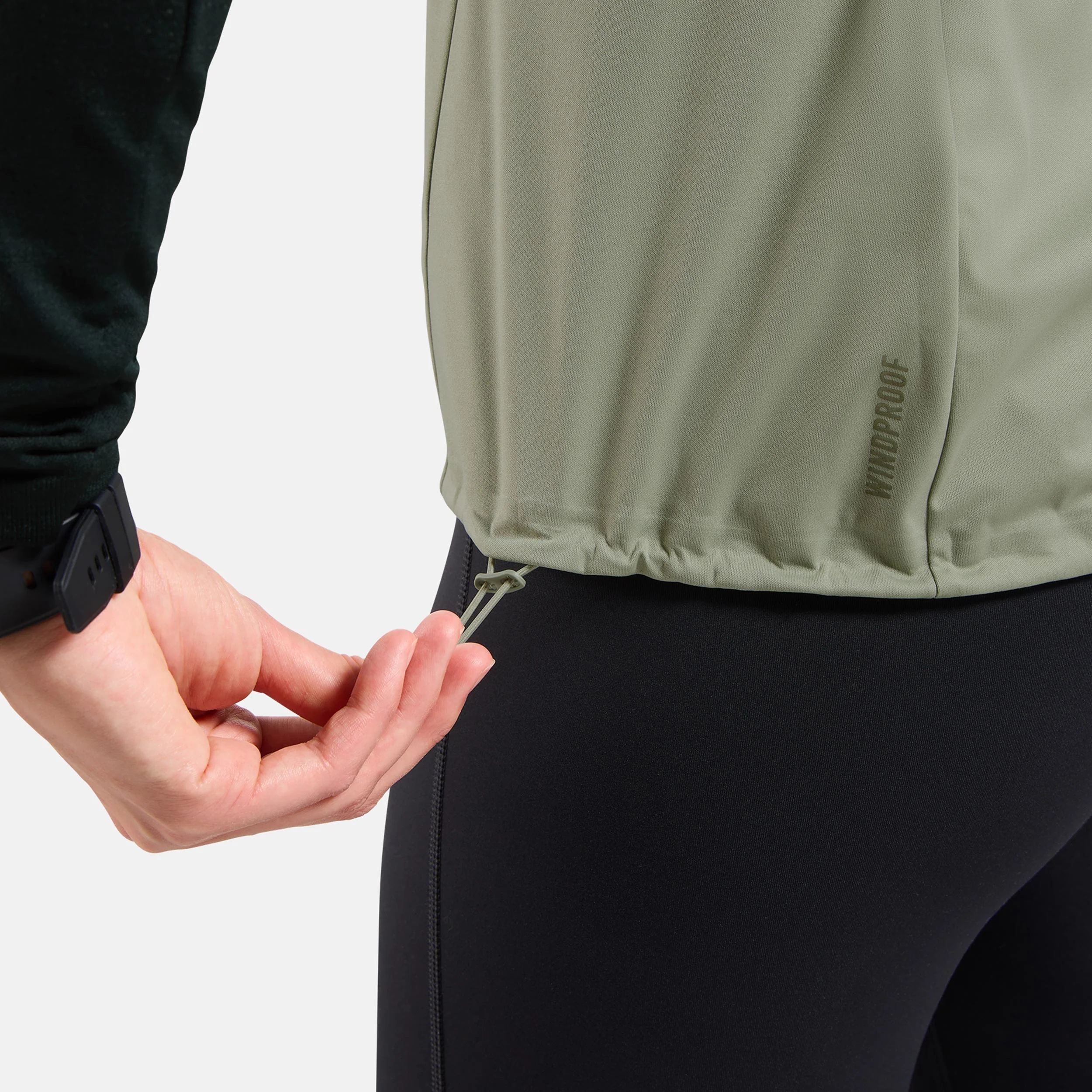 Zeroweight Warm Gilets de course Femmes - vert olive - Image 6