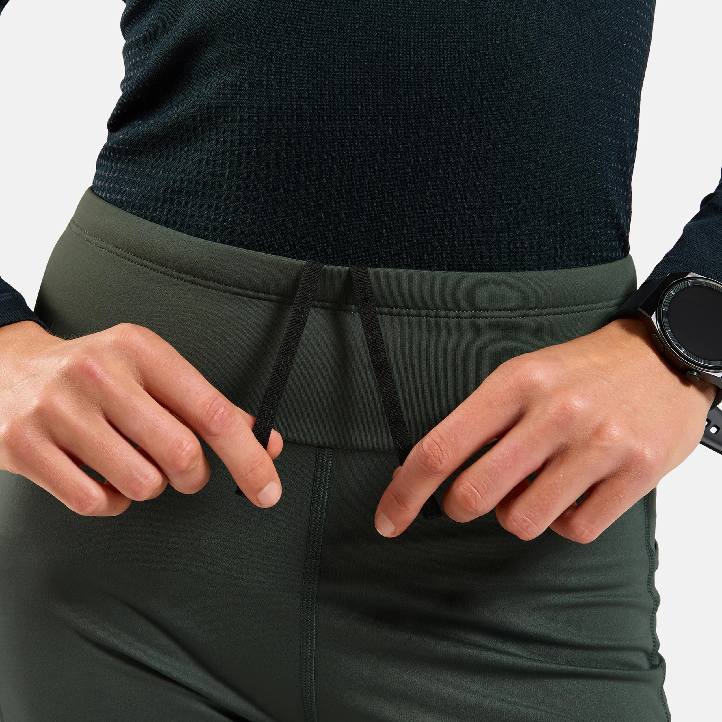 Zeroweight Warm Reflective Collant De Course Femmes-Vert Olive - Image 5
