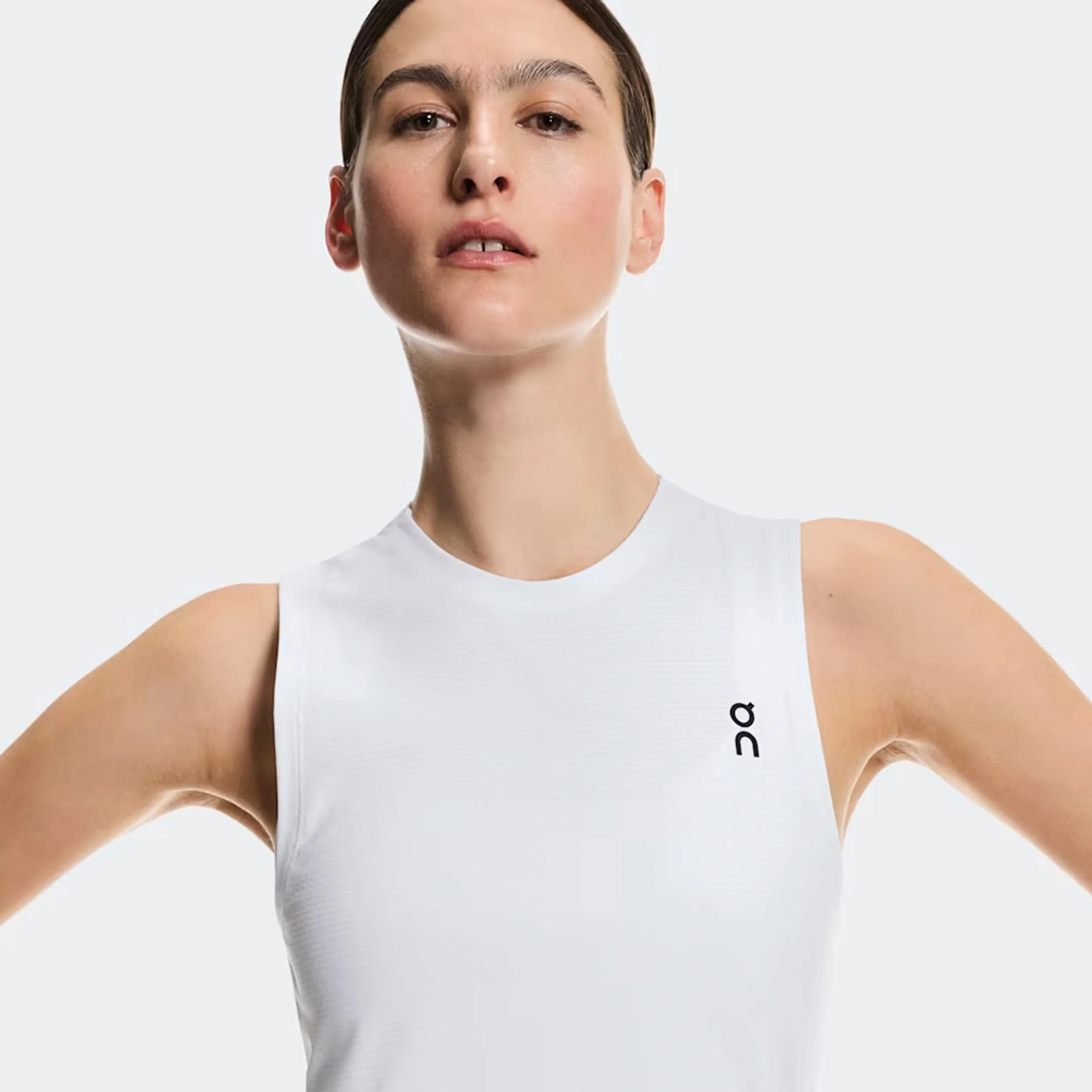 Court Débardeur tank top Femmes - blanc - Image 5